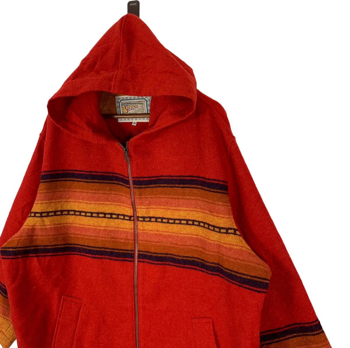 Vintage VINTAGE 90s SCAPA OF SCOTLAND WOOL ZIPPER HOODIE JACKET Size US M / EU 48-50 / 2 - 4 Thumbnail