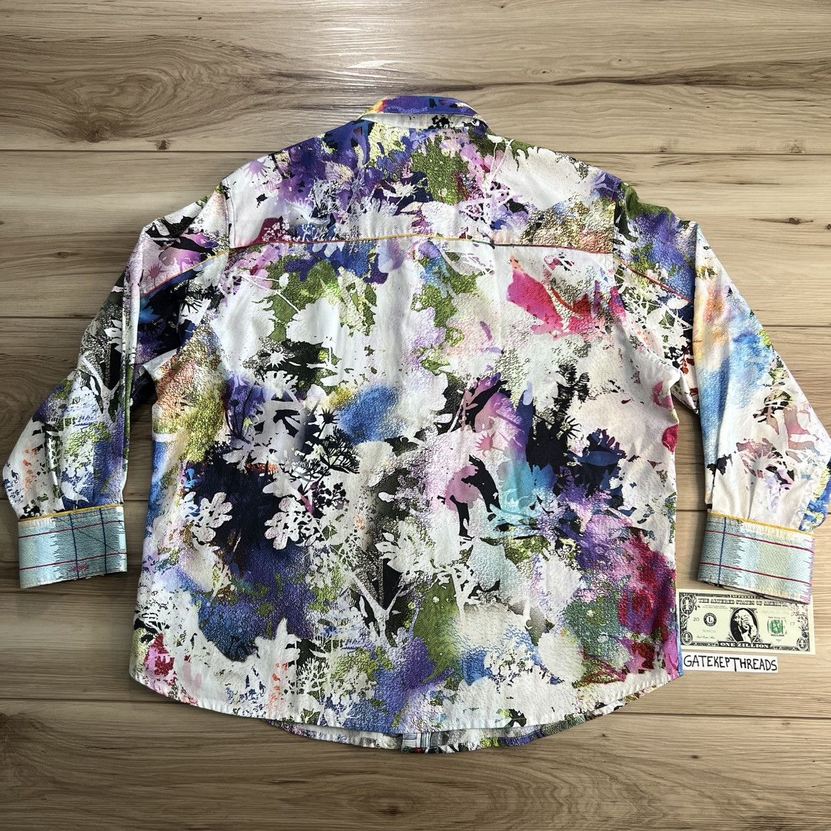 Robert Graham Robert Graham Mack Daddy Watercolor Abstract Cotton Shirt Size US L / EU 52-54 / 3 - 2 Thumbnail