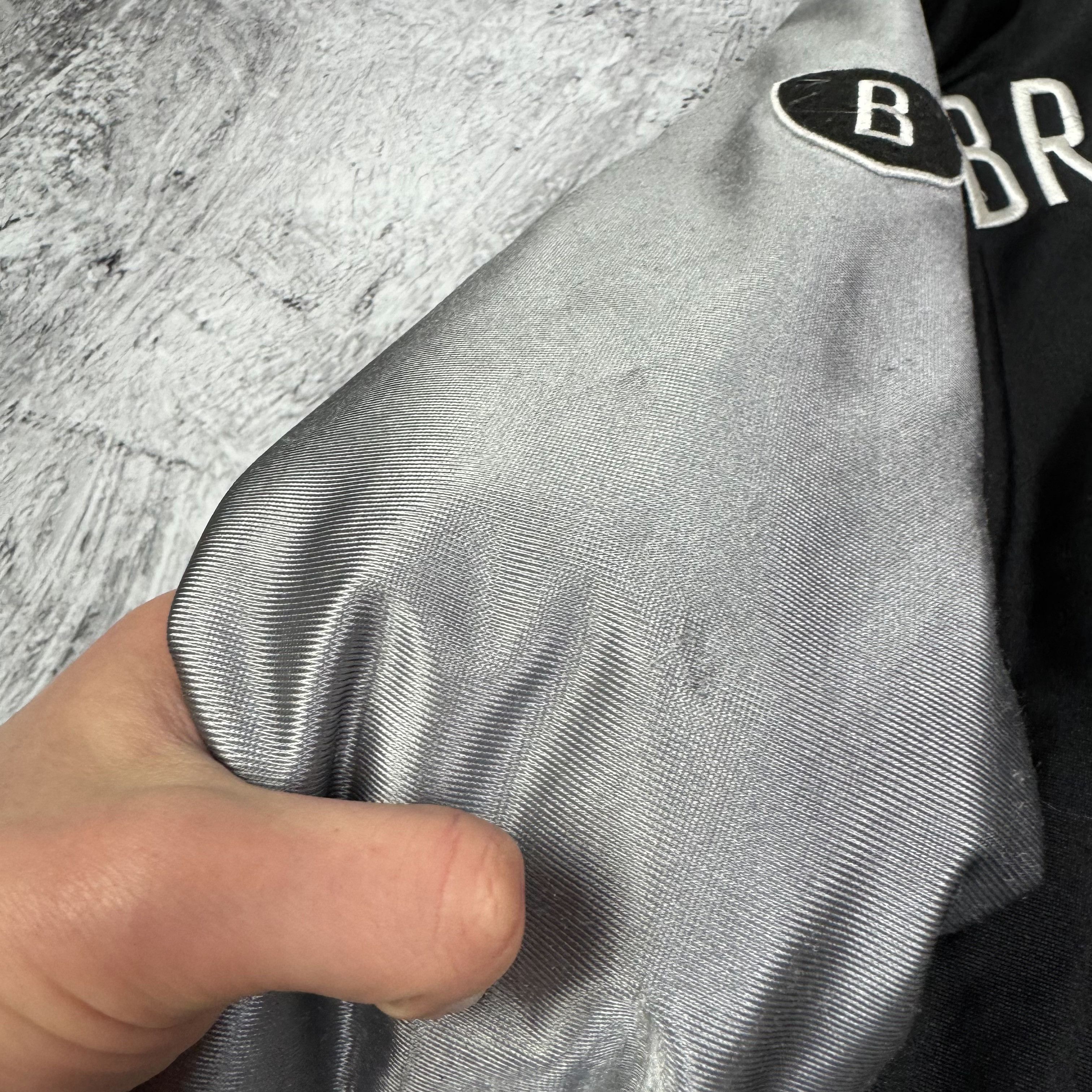 Adidas Adidas Brooklyn Nets Basketball Full Zip Bomber Jacket Size M / US 6-8 / IT 42-44 - 8 Thumbnail