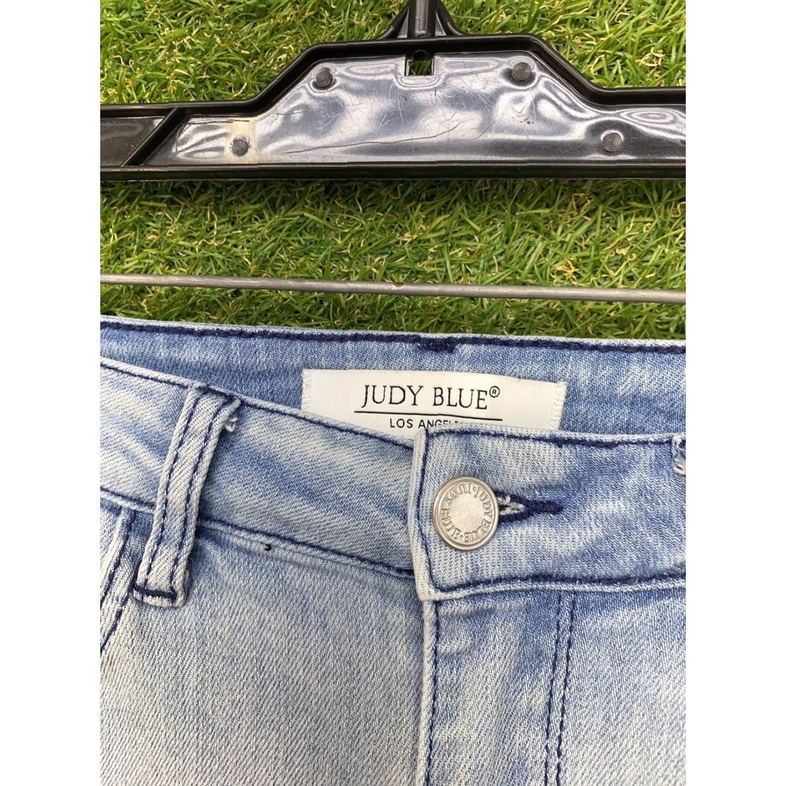Vintage Judy Blue Colby Jeans Womens 28 Mid Rise Skinny Stretch Blue 5-Pocket Y2K Size 28" / US 6 / IT 42 - 3 Thumbnail