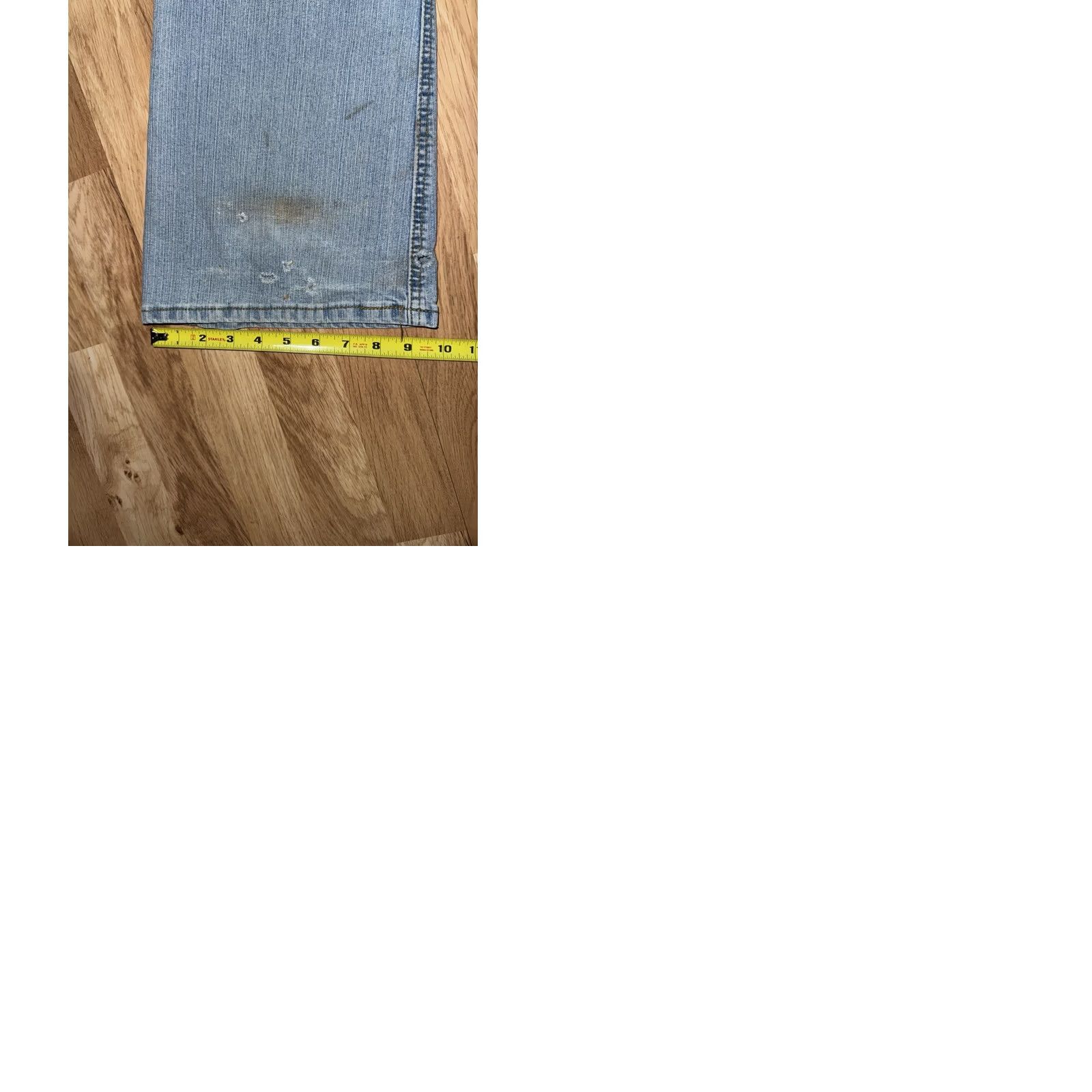 Vintage VINTAGE Y2K Dollhouse Jeans Flared Denim Blue Size 7 Womens Size 28" / US 6 / IT 42 - 9 Thumbnail
