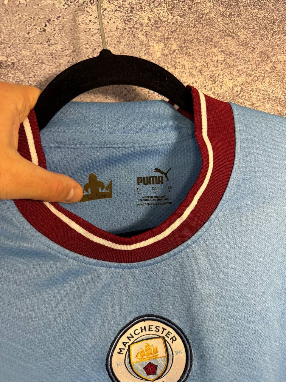 Puma Woman's Vintage Manchester City 2022/23 Puma Jersey Size US L / EU 52-54 / 3 - 8 Thumbnail