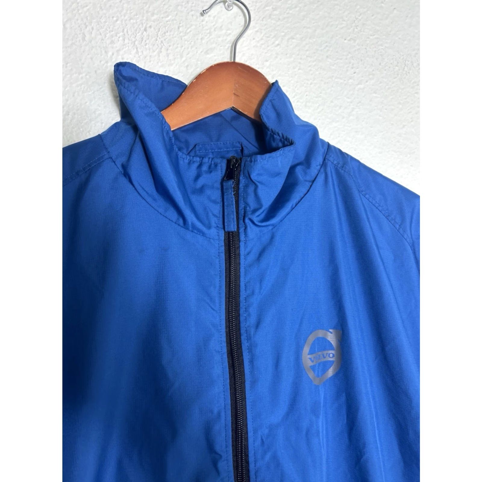 Vintage Volvo Windbreaker Jacket Mens 2XL Blue Full Zip Polyester Size US XXL / EU 58 / 5 - 3 Thumbnail