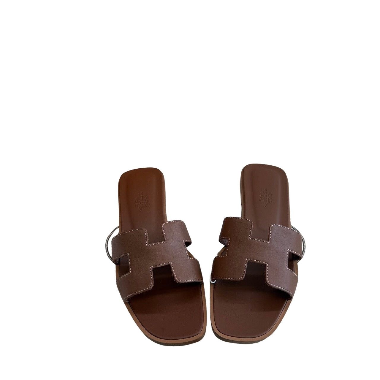 Hermes Hermès Oran Sandals Brown Size 35.5 Size US 5.5 / IT 35.5 - 1 Thumbnail