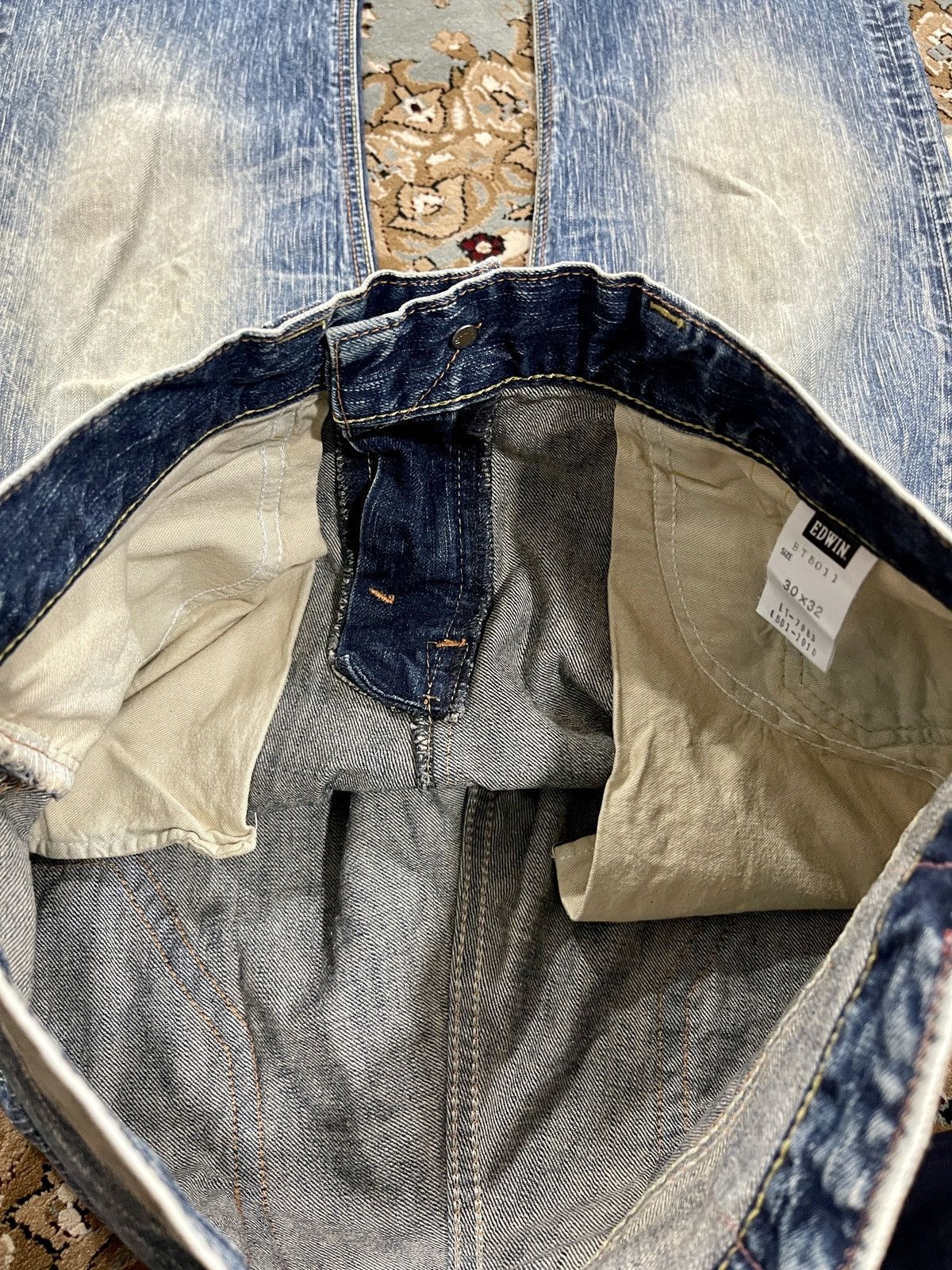 Edwin × Vintage VINTAGE EDWIN 503 MI JAPAN LIMITED DESIGN SIZE 30X30 Size US 30 / EU 46 - 10 Thumbnail