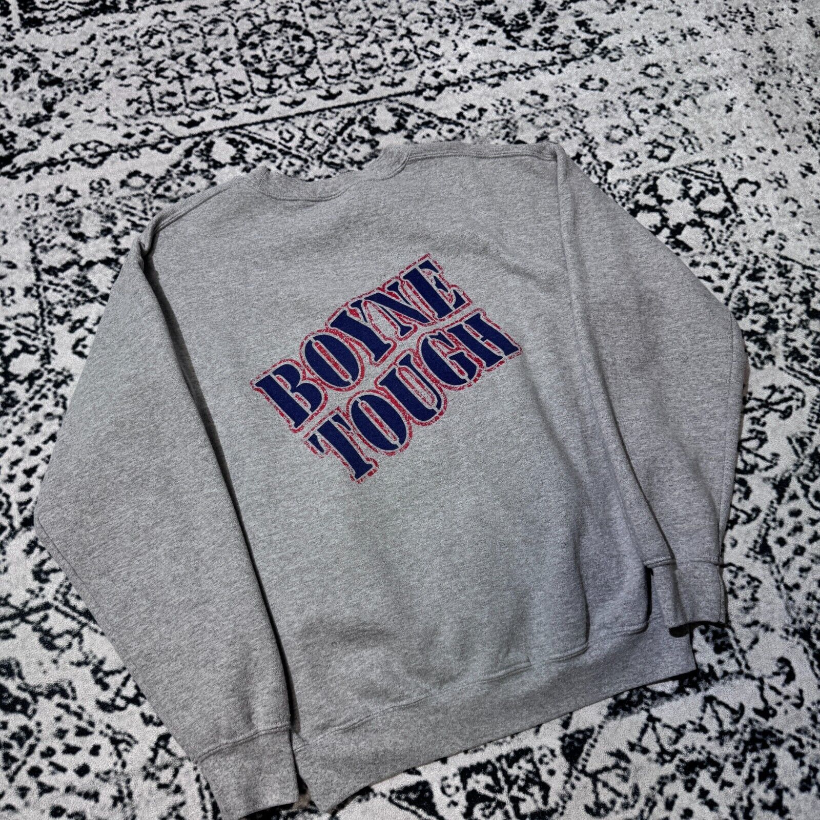 Vintage Vintage Gray Cotton Crewneck Size M Boyne Ramblers Y2K 90s Size US M / EU 48-50 / 2 - 3 Thumbnail