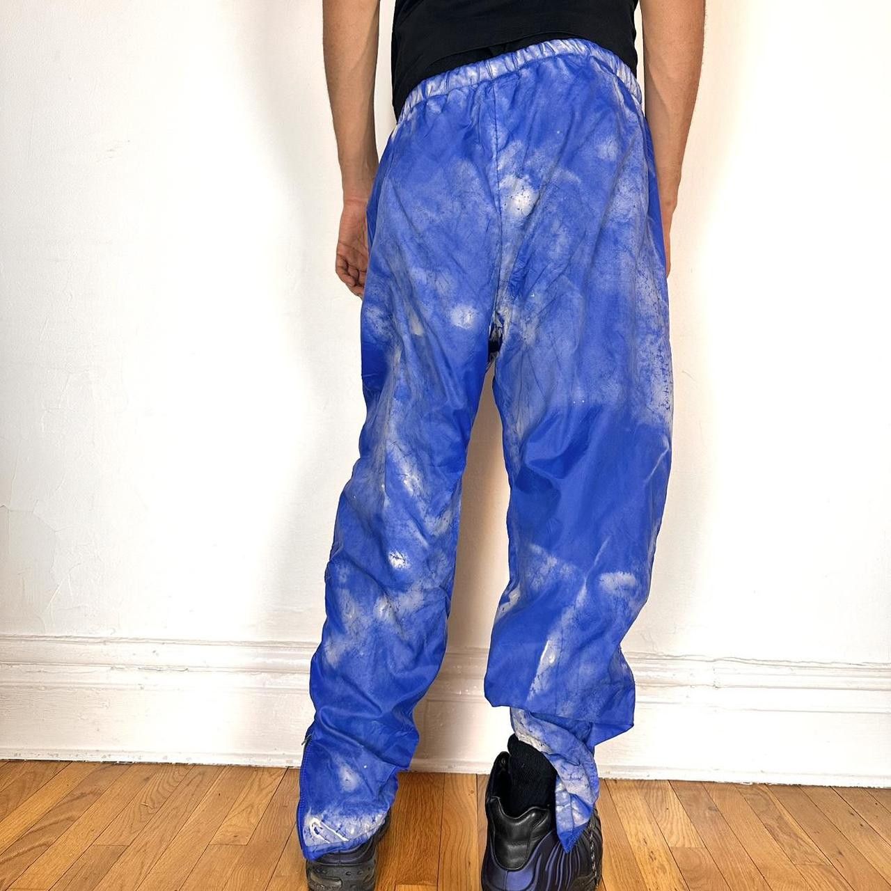 Russell Athletic ASTROBOI* 'Cloudy Sky' Blue Nylon Sweatpants - XL Size US 34 / EU 50 - 4 Thumbnail