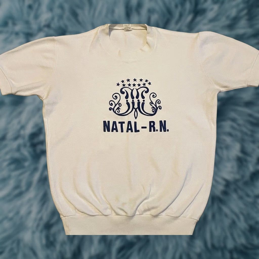 Vintage VINTAGE Marist Brothers Natal Brazil Sweatshirt Hoodie XS White College Army 80s Grunge USA Mens Size US XS / EU 42 / 0 - 1 Thumbnail