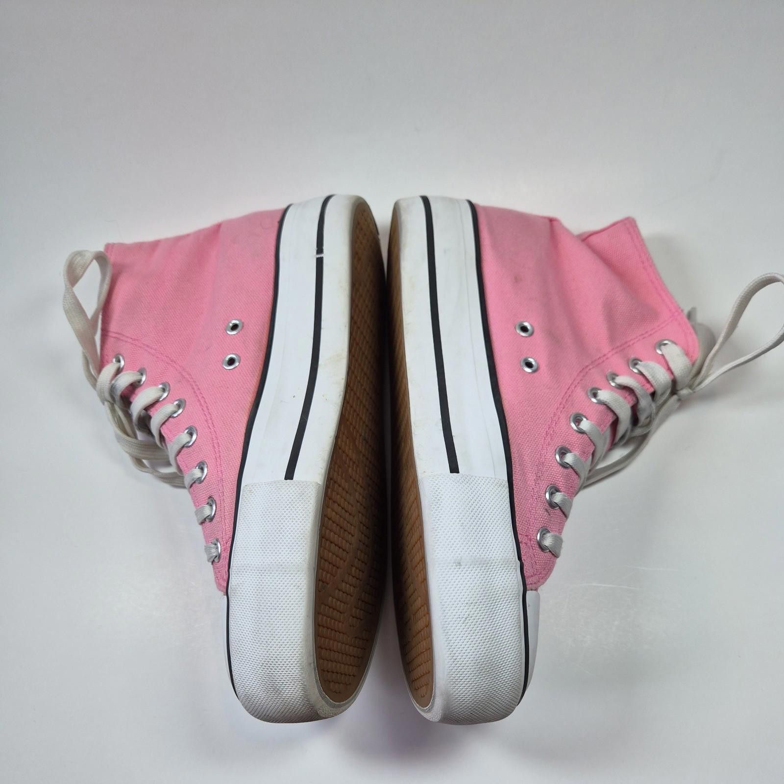 The Unbranded Brand High Top Pink Women Shoes Size 7 Pink Girly College Thrashed Size US 7 / IT 37 - 2 Thumbnail