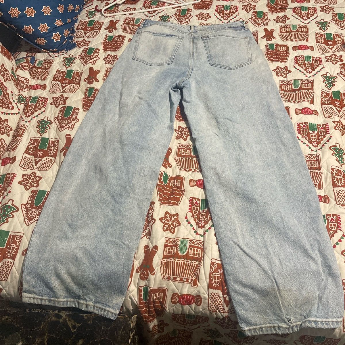 Other Light Wash Baggy Jeans Size US 31 - 2 Thumbnail