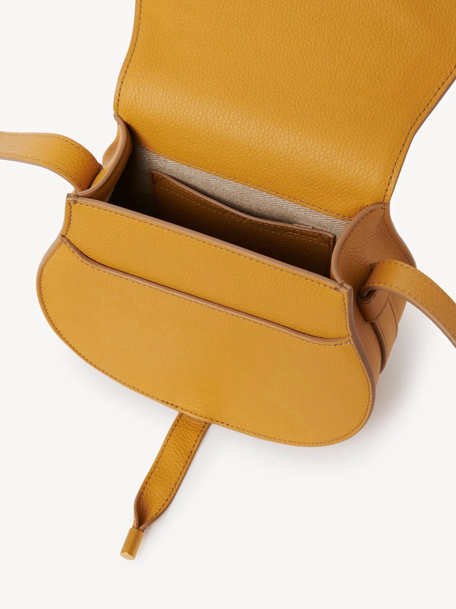 Chloe o1loc1c10425 Size: OS / Marcie Saddle Bag in Honey Gold Size ONE SIZE - 6 Thumbnail