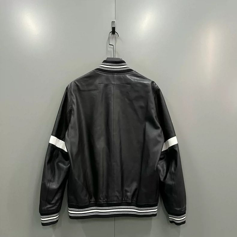 Givenchy Givenchy Black Five-Star Leather Jacket Size US XL / EU 56 / 4 - 2 Thumbnail