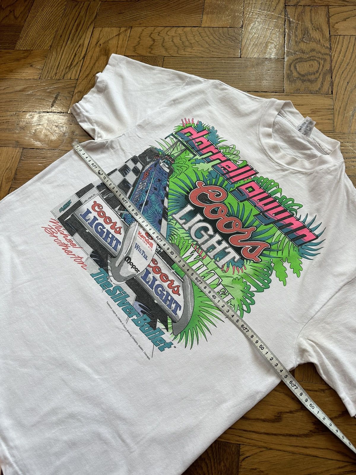 Vintage Darrell Gwynn Coors Light 90’s racing tee Size US L / EU 52-54 / 3 - 9 Thumbnail