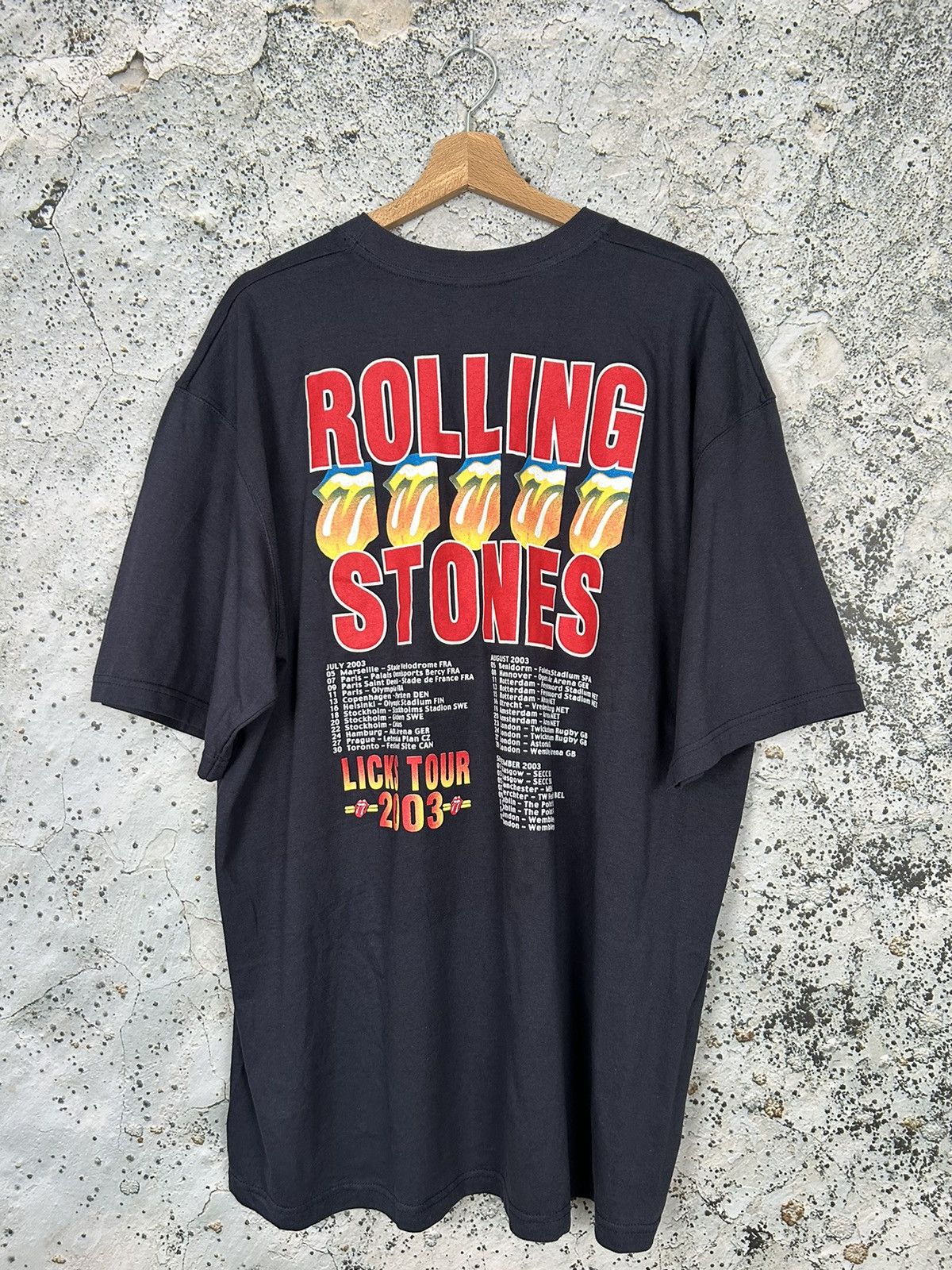The Rolling Stones × Vintage Vintage The Rolling Stones Rock Band Tee 2003 Tour Size US XXL / EU 58 / 5 - 2 Thumbnail
