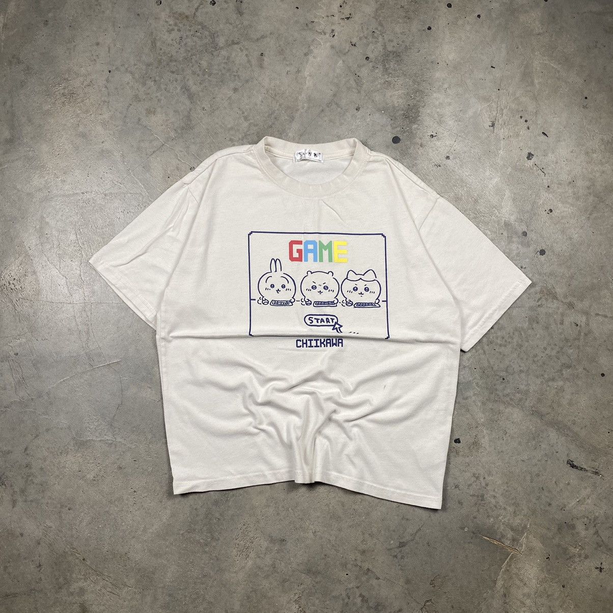 Anime × Japanese Brand Japanese Iconic Cartoon Chiikawa Boxy Tee Size US M / EU 48-50 / 2 - 1 Thumbnail