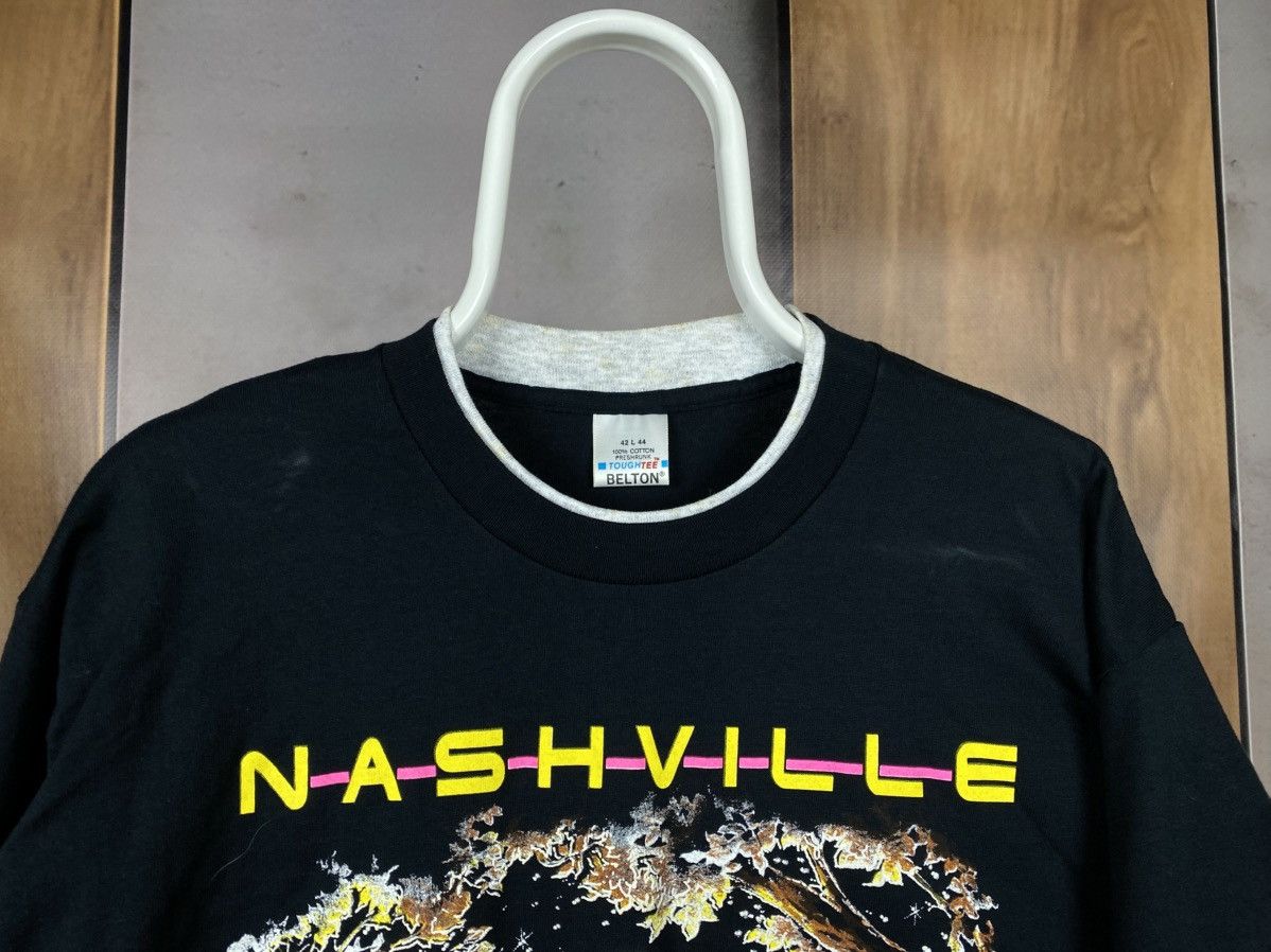 Vintage 🌁Vintage 90s T-Shirt Belton Thouse Nashville Big City Light🌁 Size US L / EU 52-54 / 3 - 4 Thumbnail
