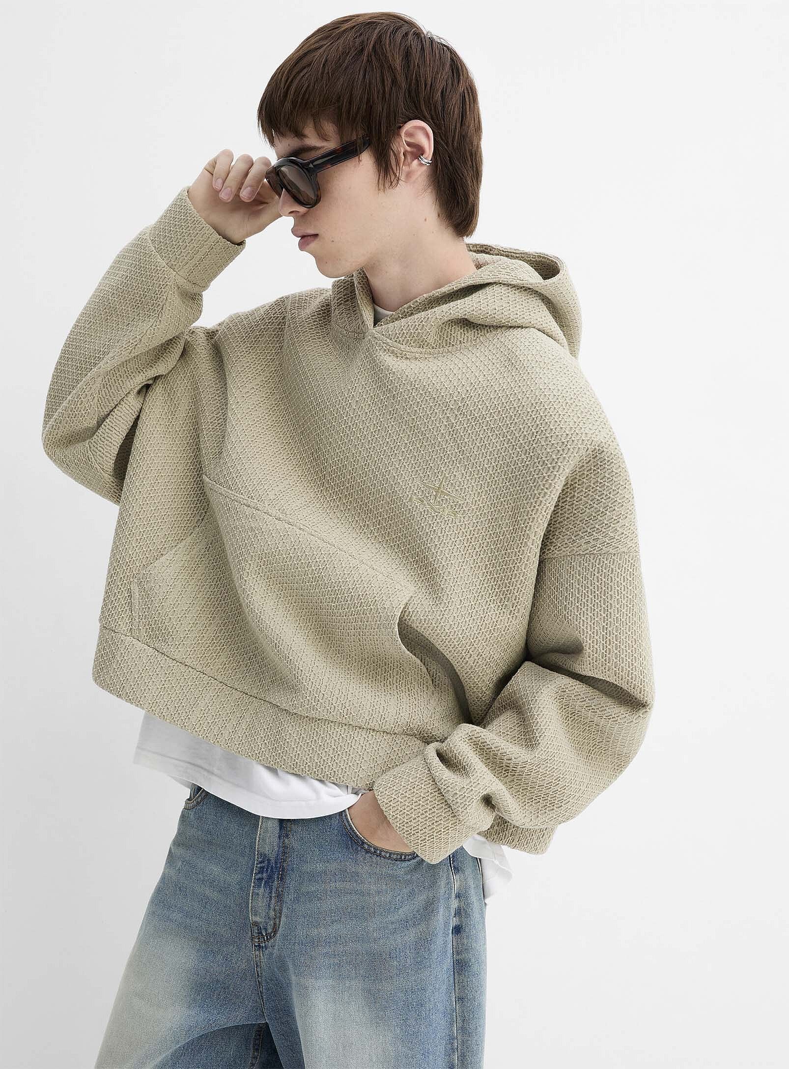 Other BNWT AW25 PROJECT X PARIS TEXTURED KNIT HOODIE M Size US M / EU 48-50 / 2 - 1 Thumbnail