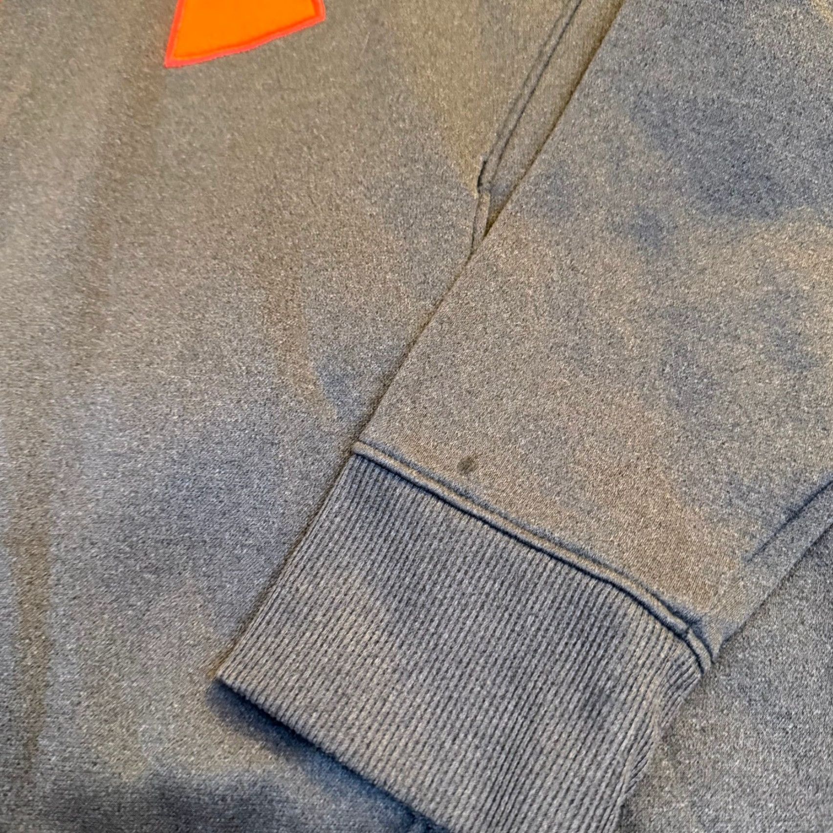 Under Armour Under Armour Hoodie Mens Medium Gray Orange Logo Storm Fleece Sweatshirt Pullover Size US M / EU 48-50 / 2 - 2 Thumbnail