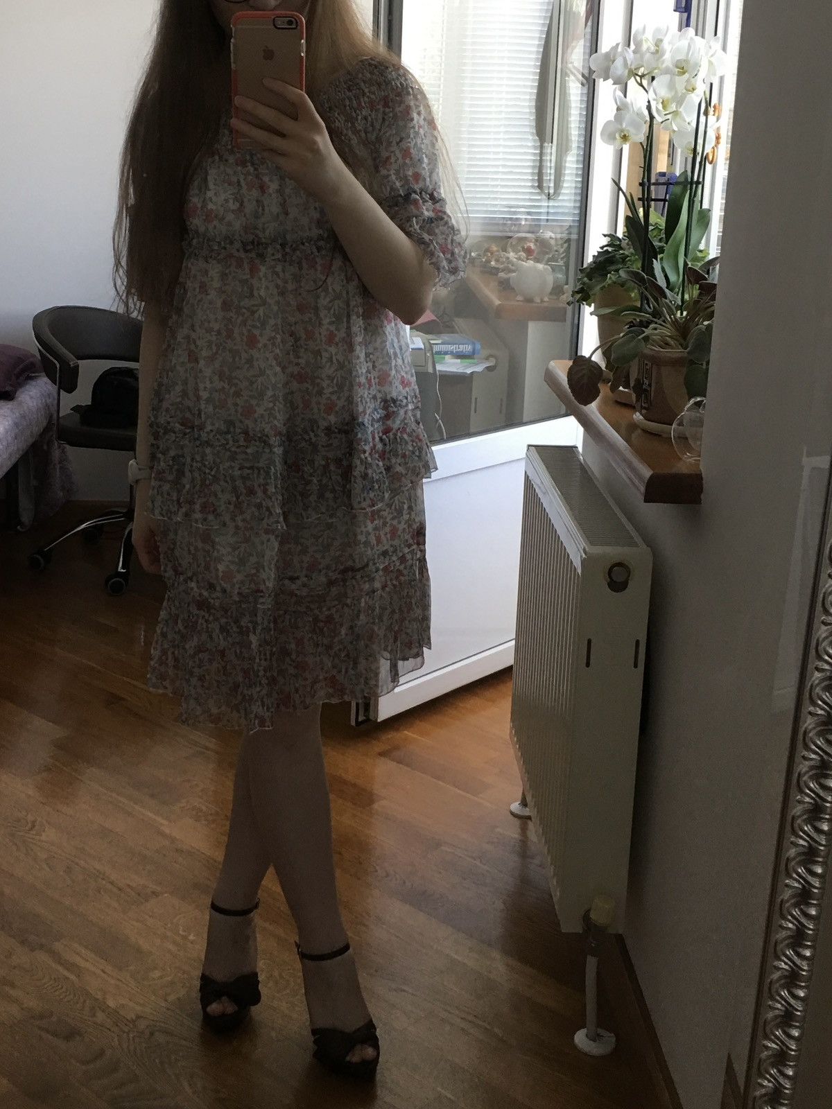 Other Gas silk floral dress Size S / US 4 / IT 40 - 2 Thumbnail