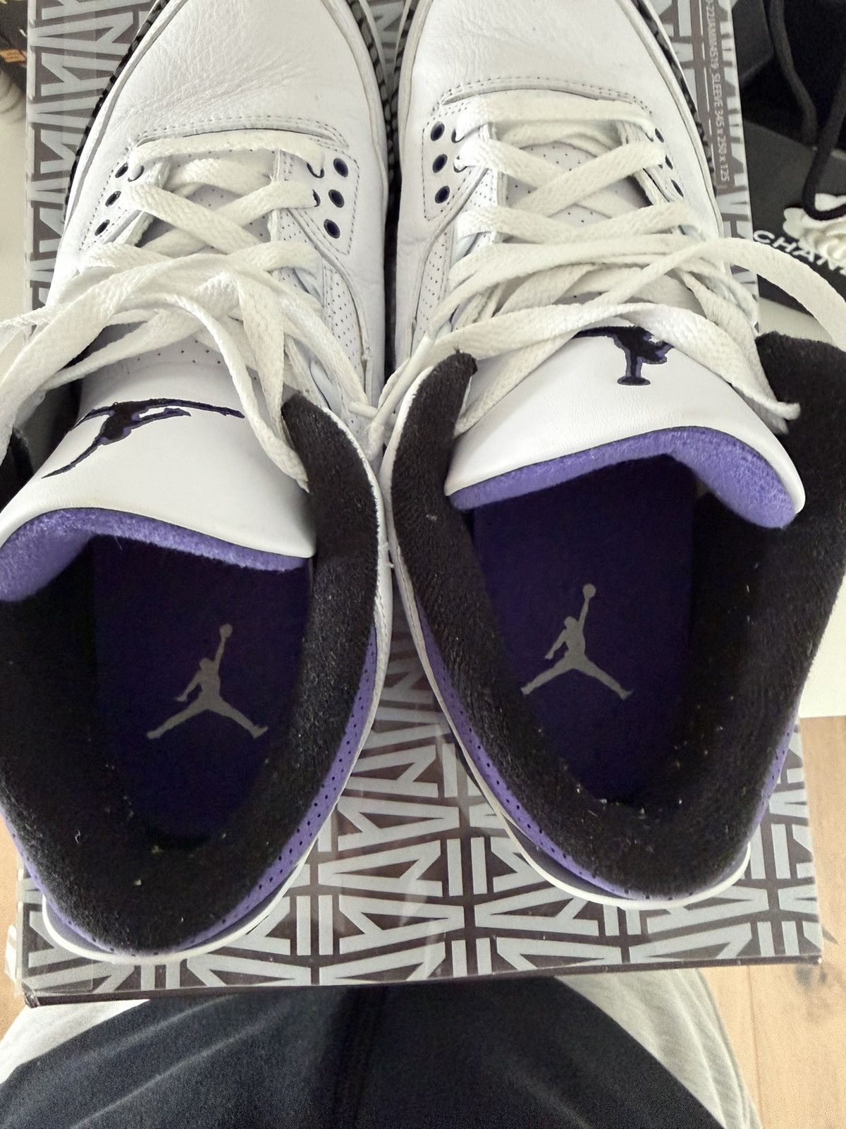 Jordan Brand Air Jordan 3 Retro (Dark Iris) Size US 10 / EU 43 - 7 Thumbnail