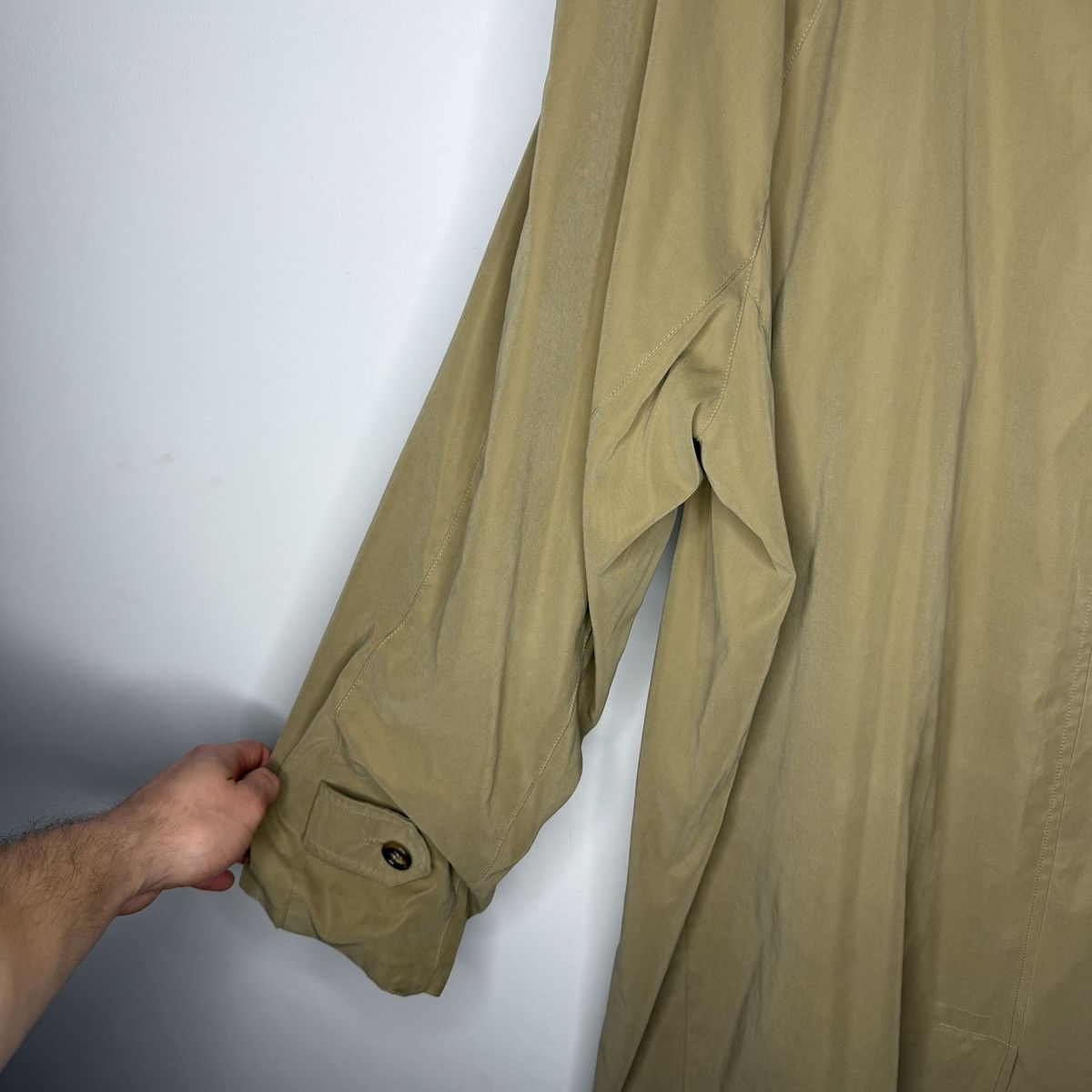 Herno HERNO Made in Italy Light Cotton Trench Coat Size US L / EU 52-54 / 3 - 10 Thumbnail