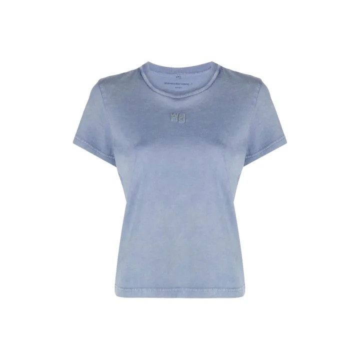 Alexander Wang Alexander Wang Logo Printed Short Sleeve T-Shirt 0079 Size XS / US 0-2 / IT 36-38 - 1 Thumbnail