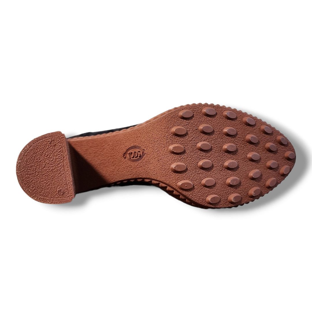 Tod's Tod's Brown Suede Altraversione Zip-Up Heeled Boot Size 34.5 Size US 4.5 / IT 34.5 - 7 Thumbnail