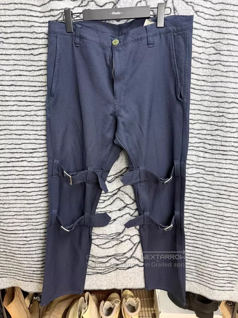 Comme des Garcons Comme des Garcons Double Tie Western Trousers Size US 27 - 1 Thumbnail