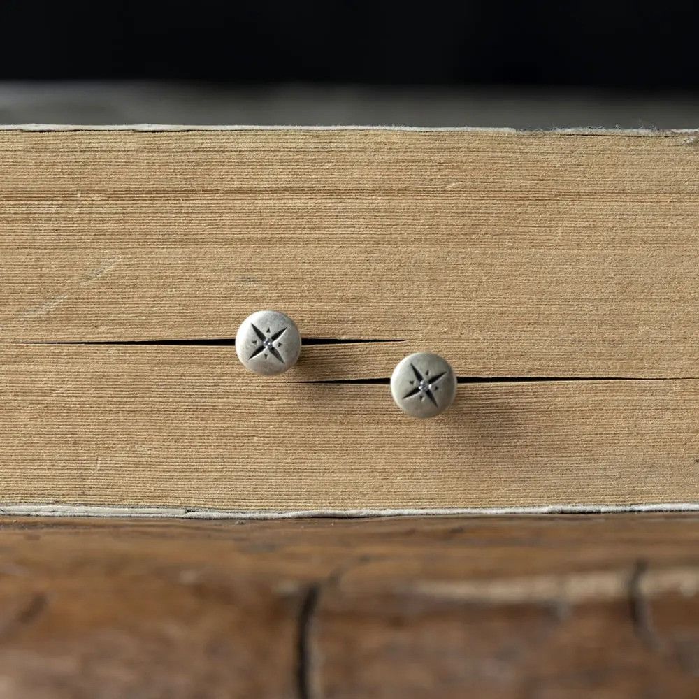 Jewelry Round Zircon Stud Earrings 925 Sterling Silver Jewelry Gift Size ONE SIZE - 3 Thumbnail