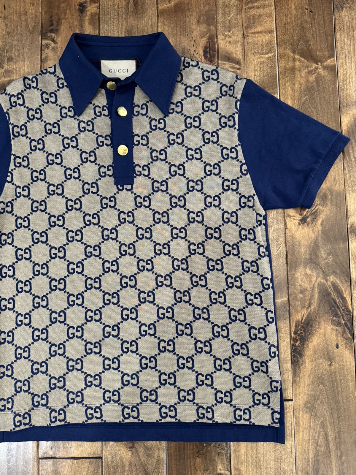 Gucci GG STRETCH COTTON POLO Size US XS / EU 42 / 0 - 4 Thumbnail