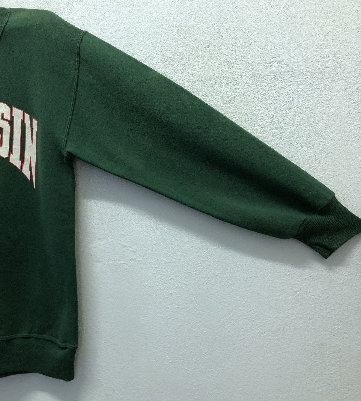 Jerzees × Vintage Vintage Jerzees Super Sweats Wisconsin Made In Usa Sweatshirt Size US M / EU 48-50 / 2 - 5 Thumbnail
