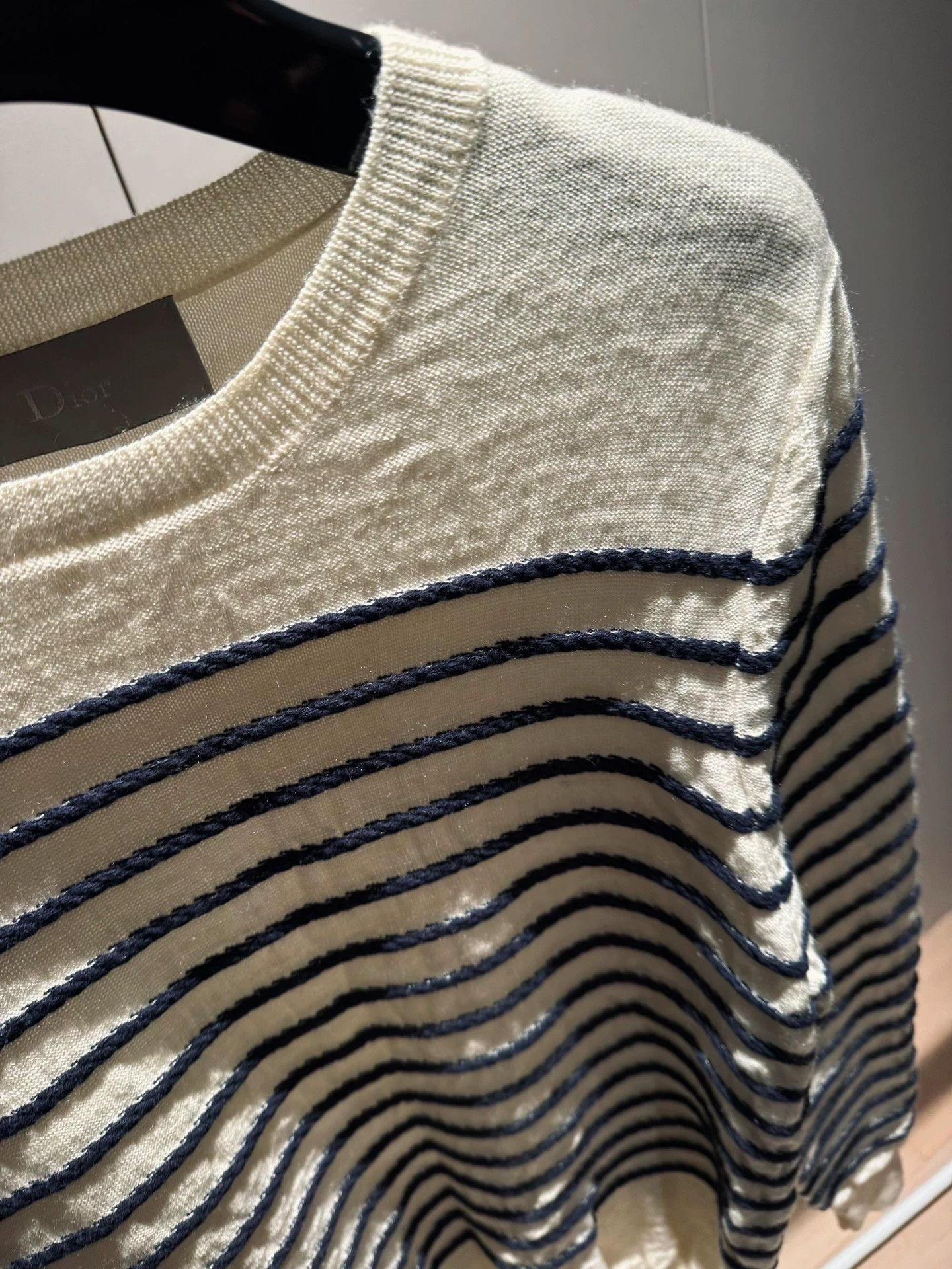 Dior DiorHomme 09SS Striped Wool Blend Shirt 44 Hedi Slimane Size US S / EU 44-46 / 1 - 4 Thumbnail