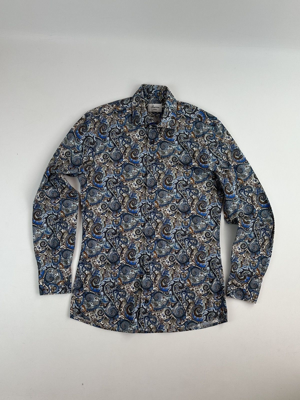 Strenstroms Stenstroms Paisley Dress Button Up Shir Size 38S - 1 Thumbnail