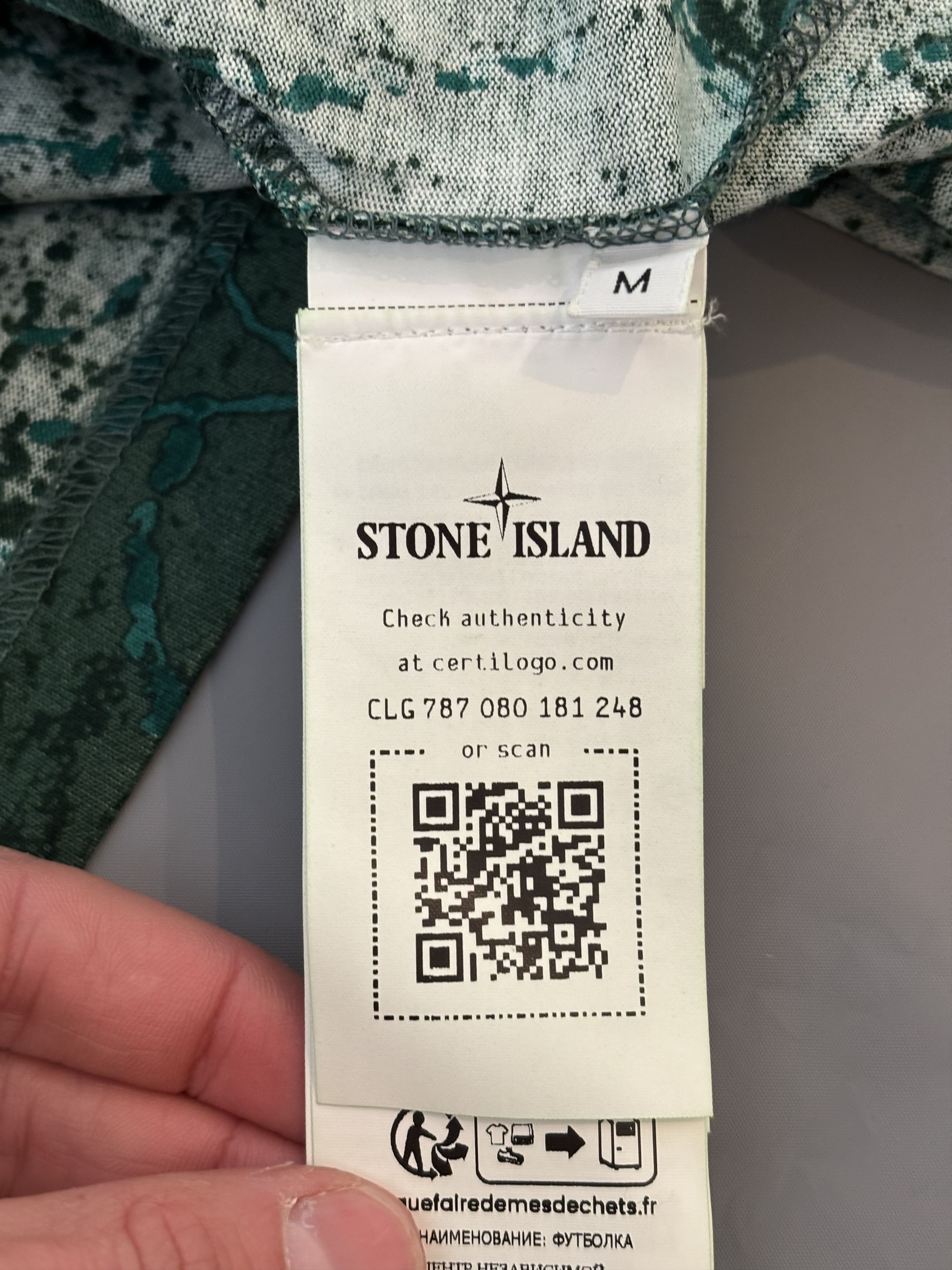 Stone Island T-shirt vert foncé Stone Island x Supreme en tbe Size US M / EU 48-50 / 2 - 12 Thumbnail