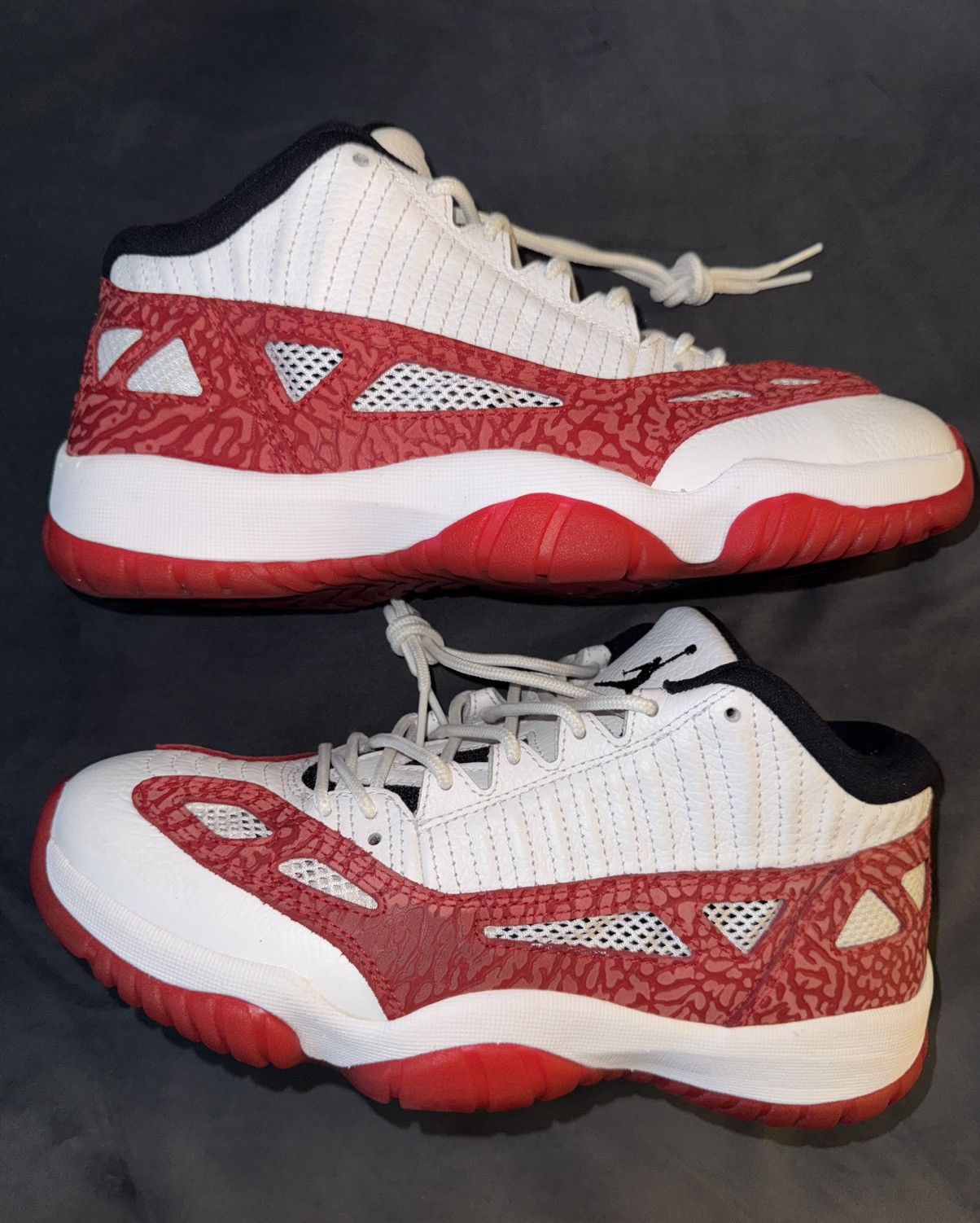 Jordan Brand Jordan 11 Retro Low IE ‘White Gym Red’ Size 8.5M Size US 8.5 / EU 41-42 - 1 Thumbnail
