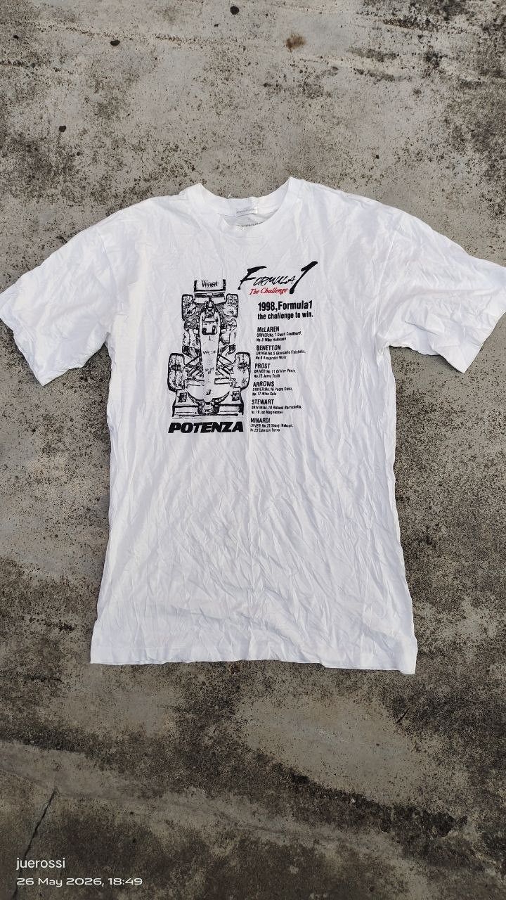 Formula 1 Vtg McLaren Mercedes F1 Mika Hakkinen David Coulthard Tee Size US S / EU 44-46 / 1 - 2 Thumbnail