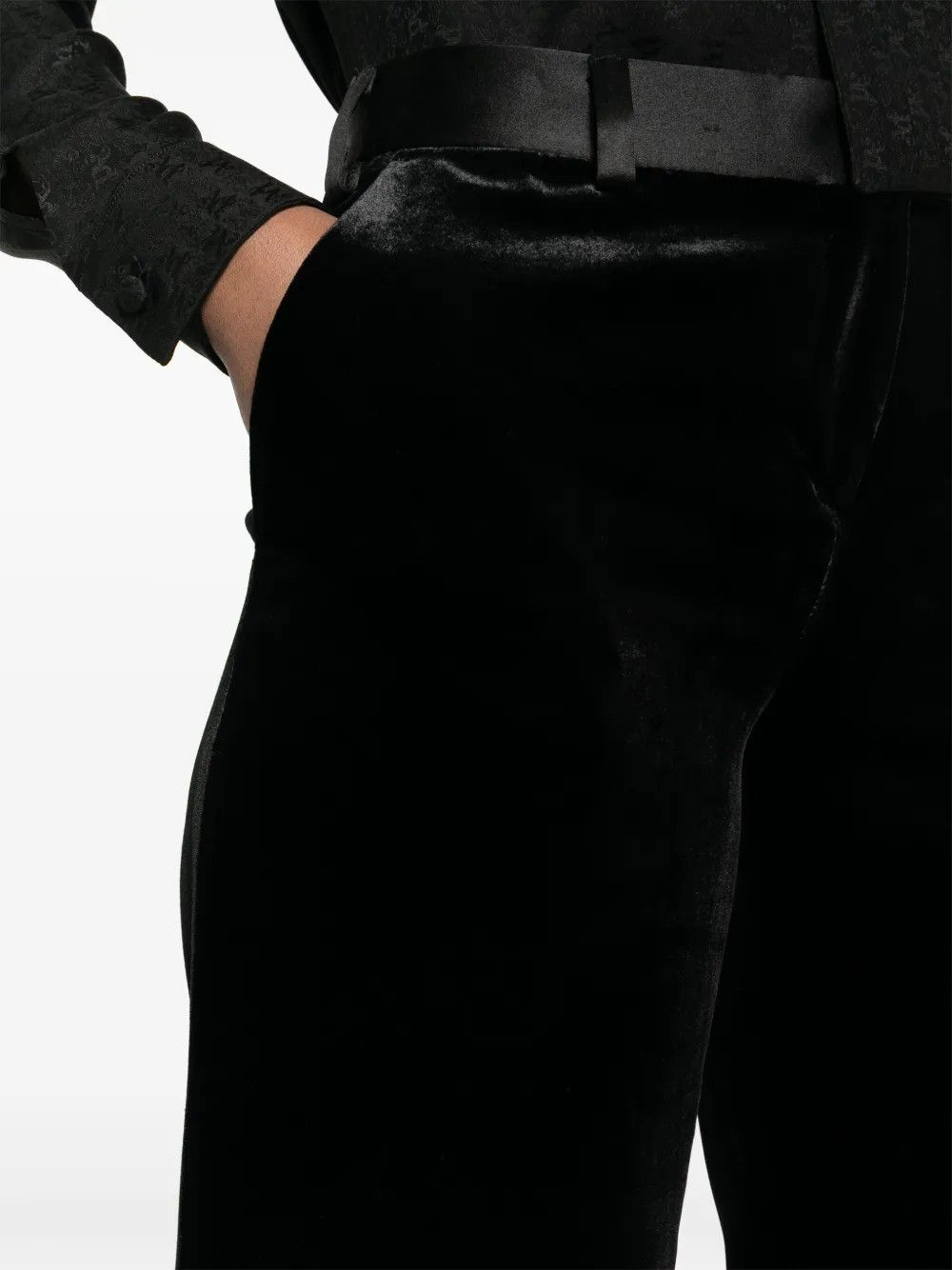 Palm Angels o1y1125 Casual Pant in Black Size 28" / US 6 / IT 42 - 2 Thumbnail