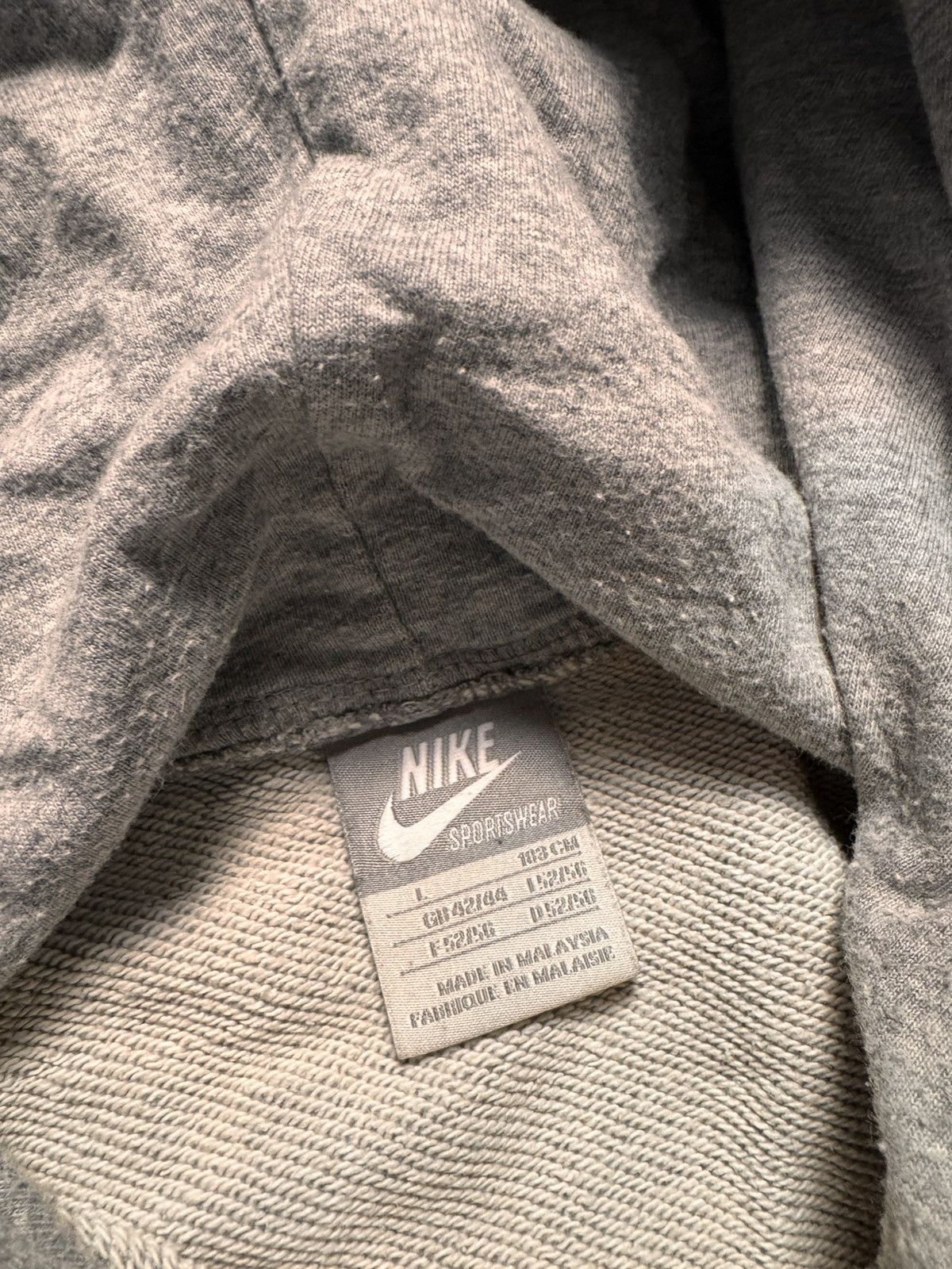 Nike × Vintage NIKE VINTAGE CENTER LOGO OVERSIZE BOXY HOODIE Size US L / EU 52-54 / 3 - 5 Thumbnail