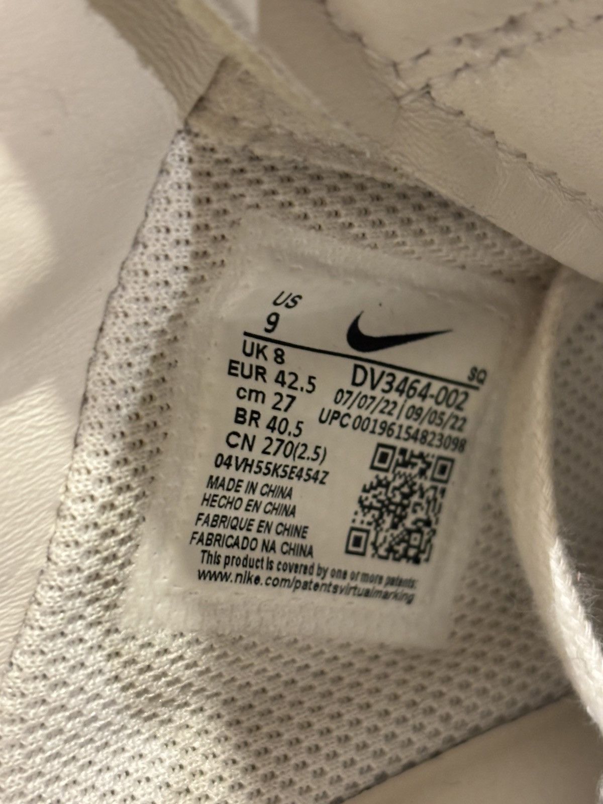 Nike Nike Air Force 1 Low Ambush White Size US 9 / EU 42 - 7 Thumbnail