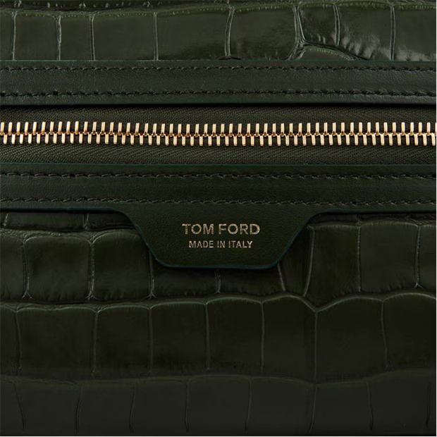 Tom Ford o1g2r1mq0724 Size: OS / Printed Croc Bag in Green Size ONE SIZE - 3 Thumbnail