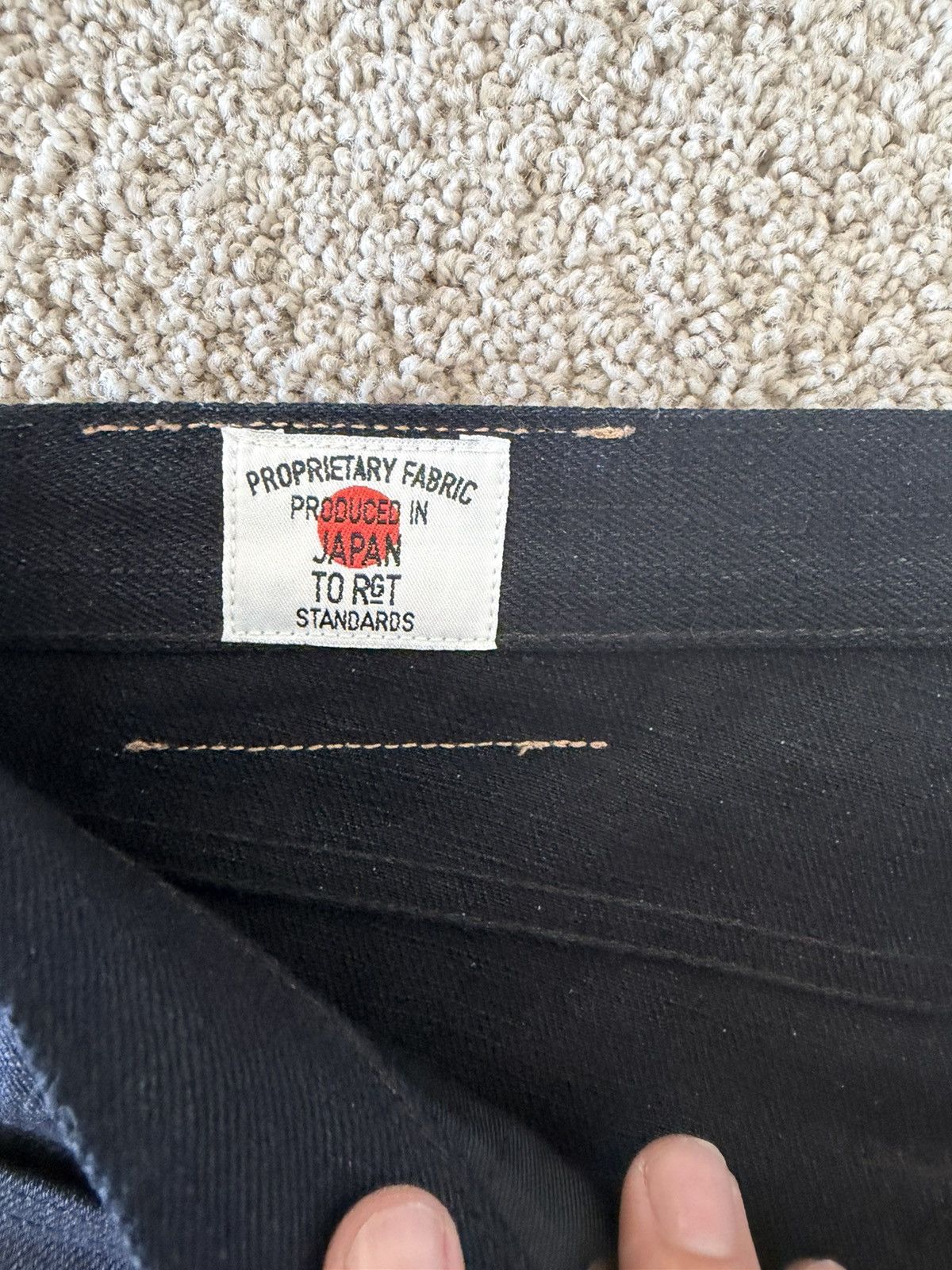 Rogue Territory Rouge Territory Stanton 13.5oz Indigo/Black 32” Selvedge Size US 32 / EU 48 - 2 Thumbnail