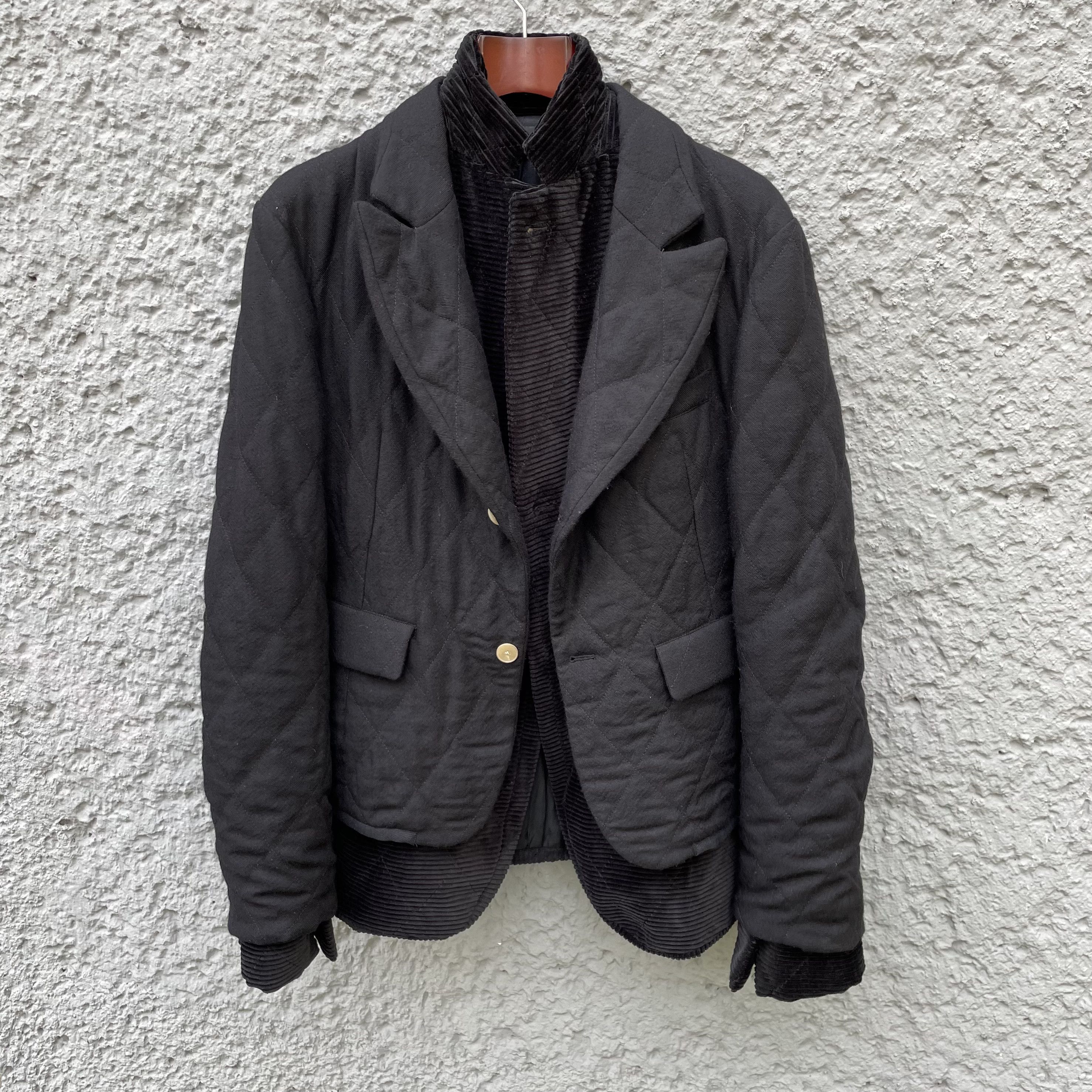 Haider Ackermann Haider Ackermann Black Double-Layered Blazer Jacket Size 48R - 3 Thumbnail