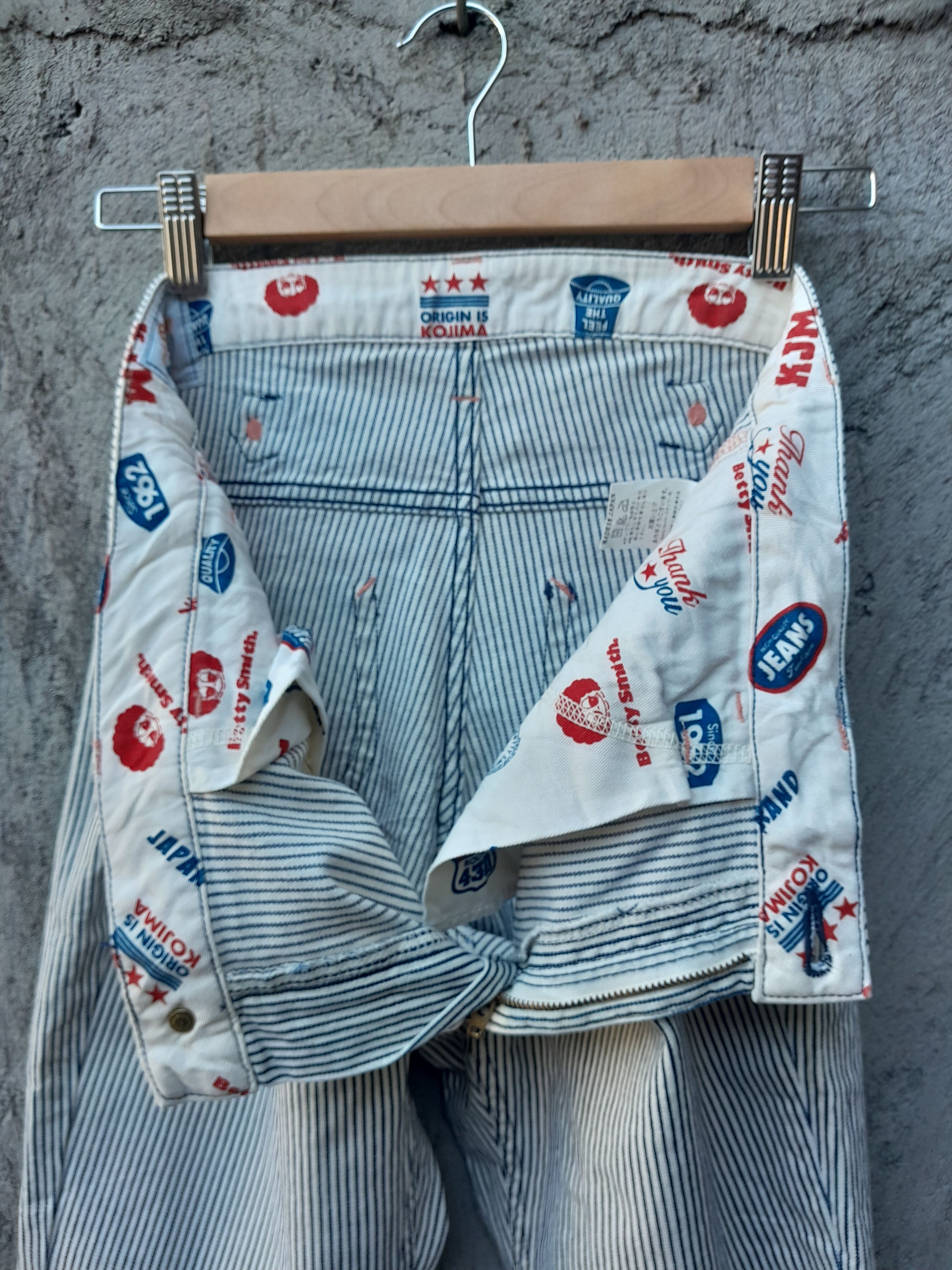 Japanese Brand Betty Smith by Kojima Hickory Stripe Pant Size US 30 / EU 46 - 5 Thumbnail