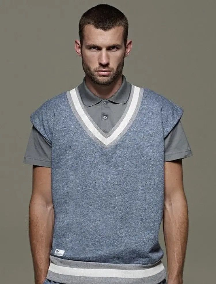 Adidas × David Beckham Adidas ObyO J.Bond David Beckham Rare Sweat Vest Size US M / EU 48-50 / 2 - 1 Thumbnail