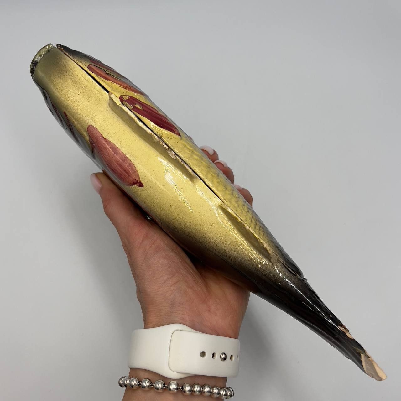 Vintage Antique Imperial KuznetsovPorcelain Herring Holder Container Size ONE SIZE - 3 Thumbnail
