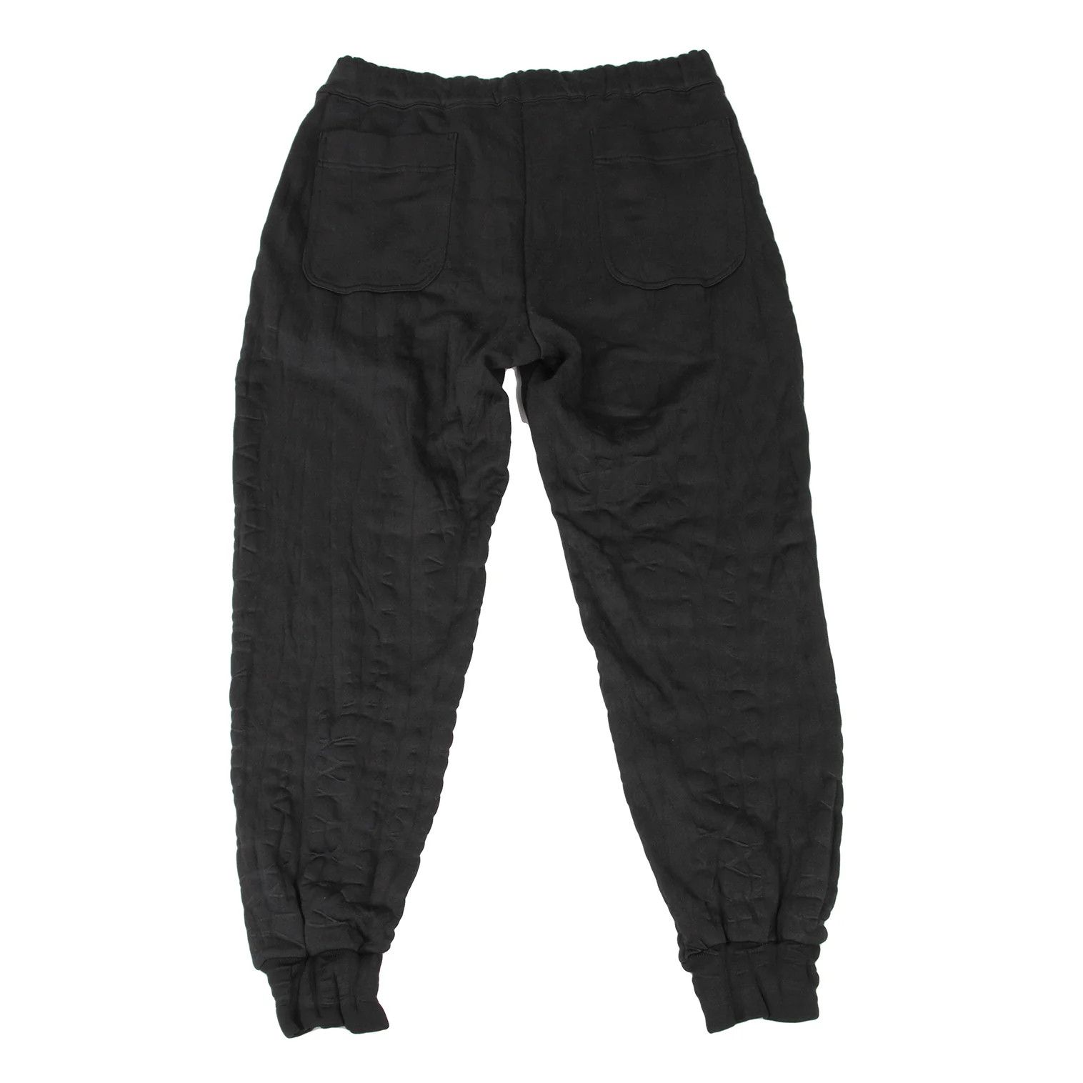 Issey Miyake Poly-Cotton Shibori Track Pants in Black Size 3 Size US 34 / EU 50 - 11 Thumbnail