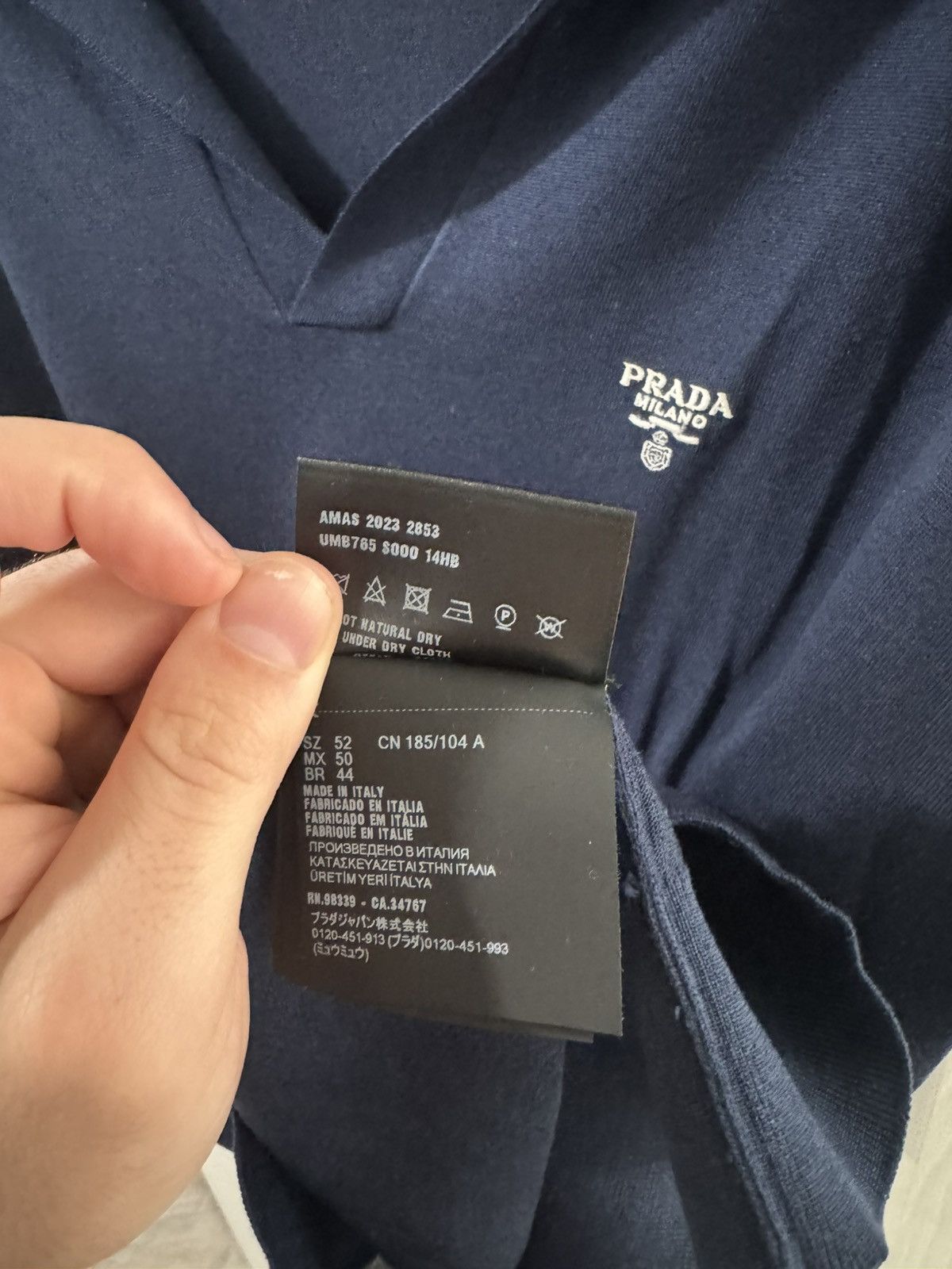 Prada Prada polo shirt Size US XL / EU 56 / 4 - 5 Thumbnail