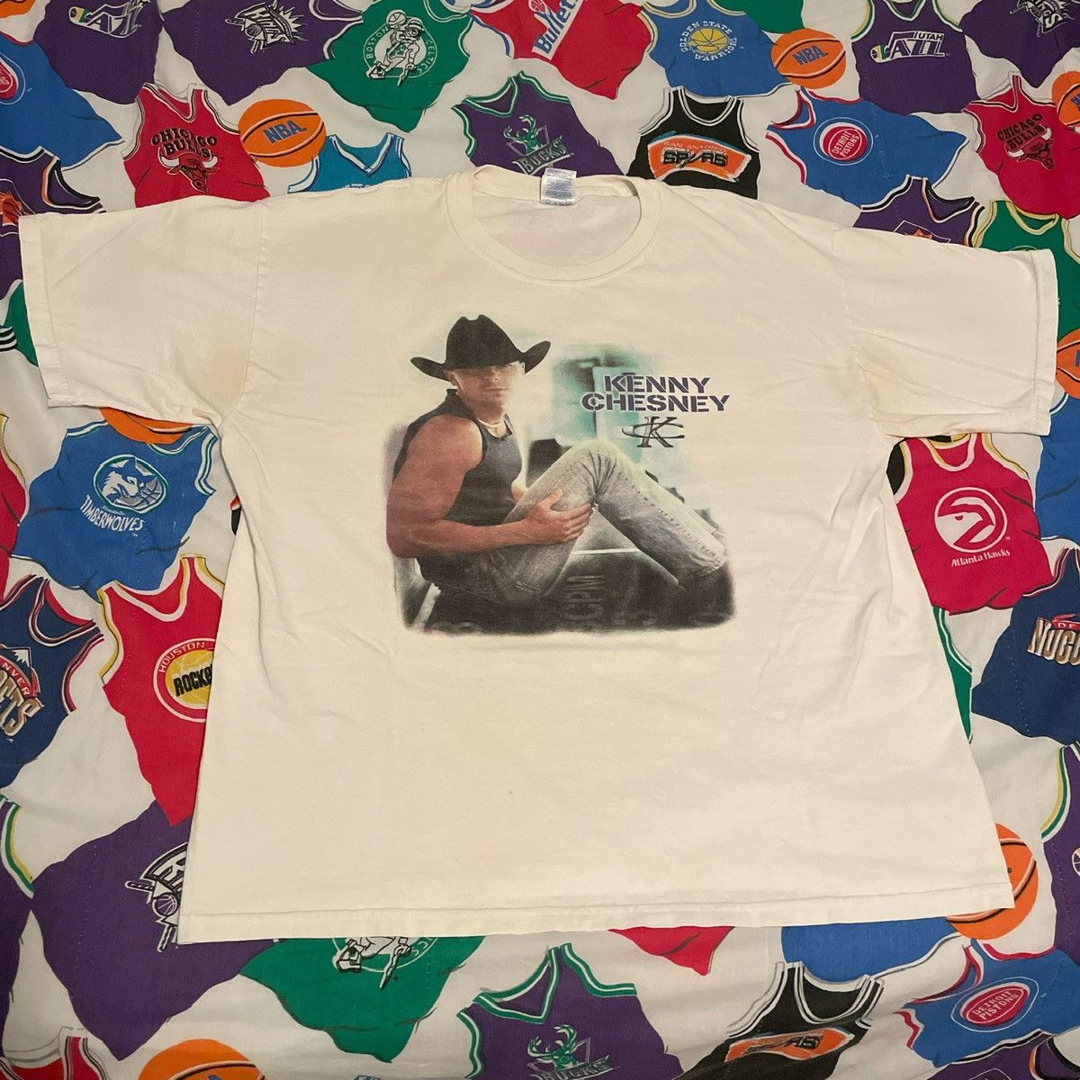 Band Tees × Vintage Vintage 2003 Kenny Chesney Country Artist Music Tour Tee Size US XL / EU 56 / 4 - 1 Thumbnail
