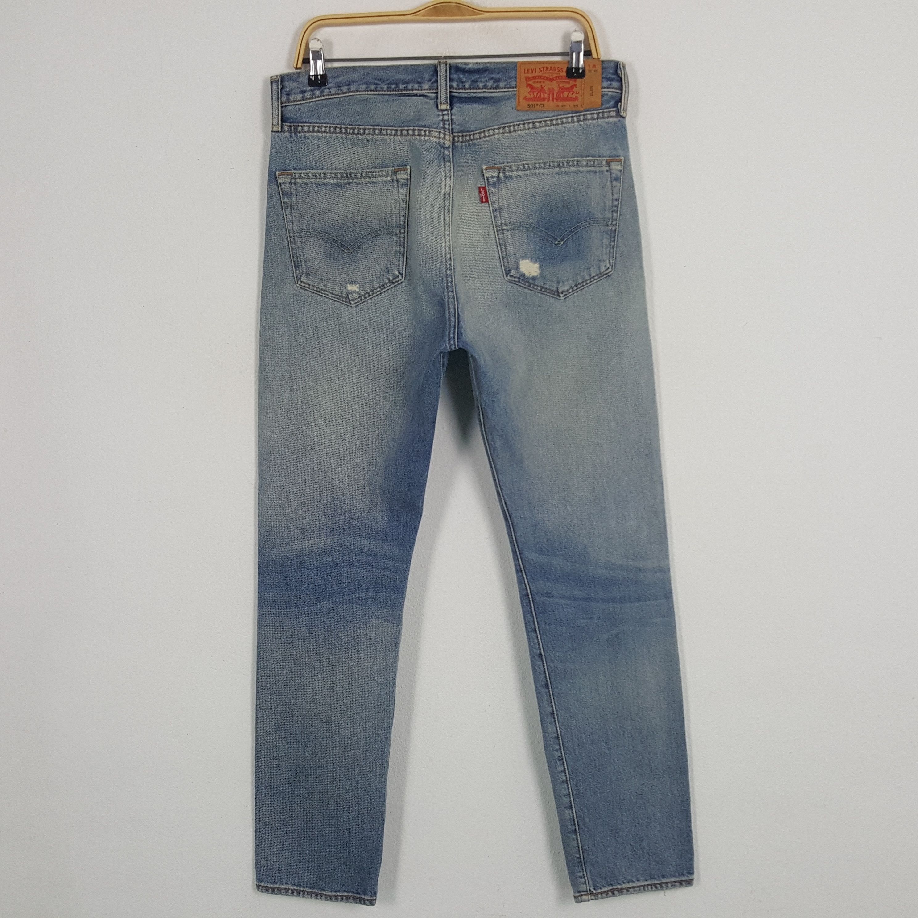 Levi's × Vintage Vintage Levi's 501 Distressed Style Denim Jeans Size US 32 / EU 48 - 4 Thumbnail