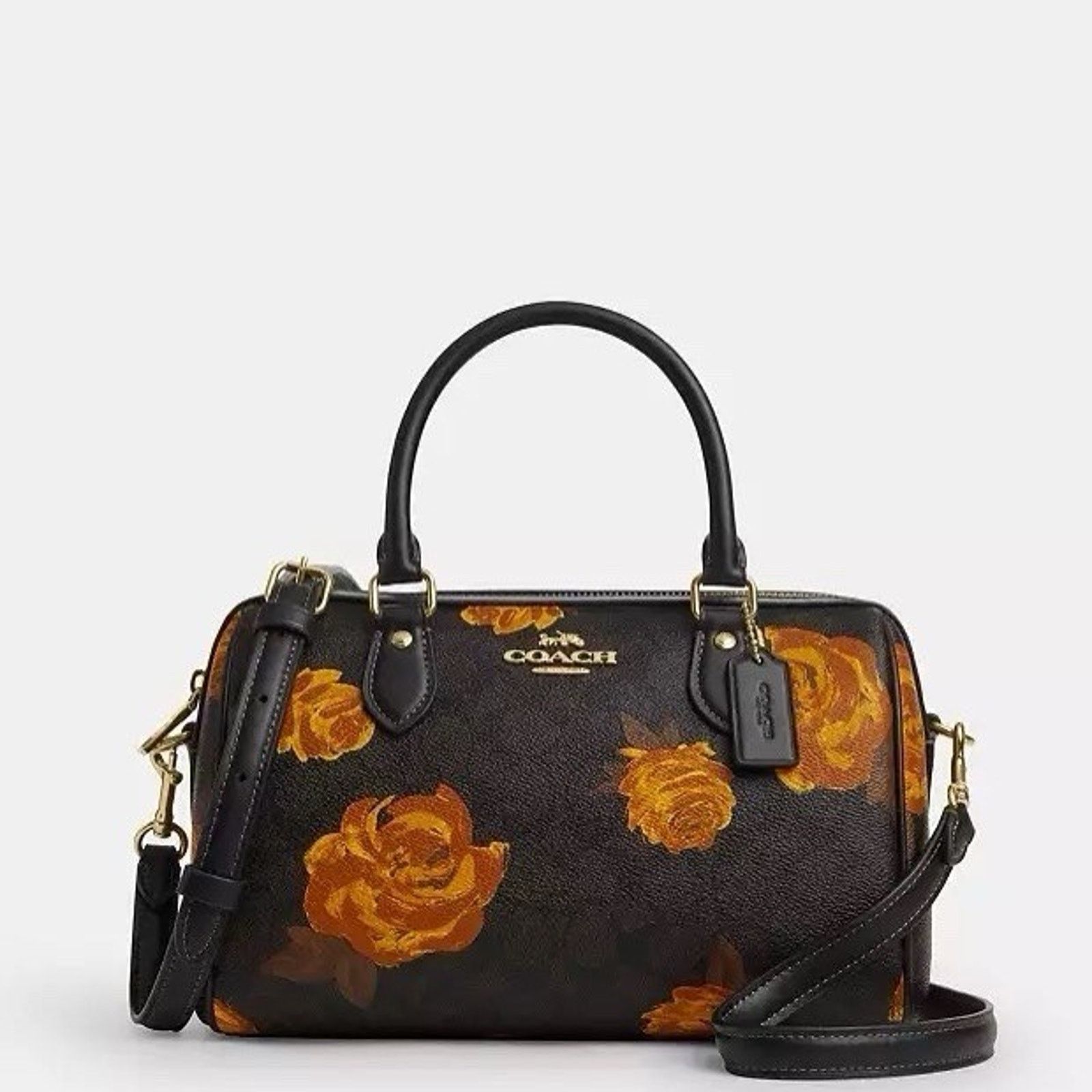 Coach NWT Coach CCE30 Rowan Satchel Bag Canvas &Leather Size ONE SIZE - 8 Thumbnail